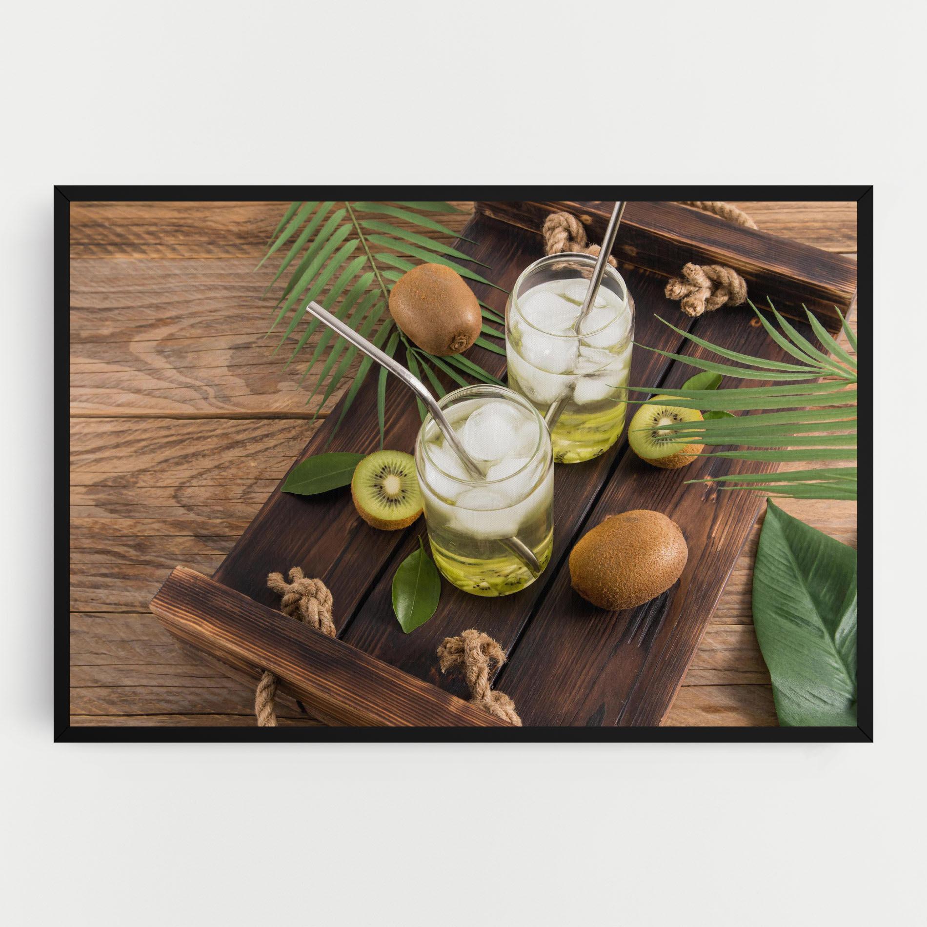 Tablou Canvas Kiwi Drinks mockup 0