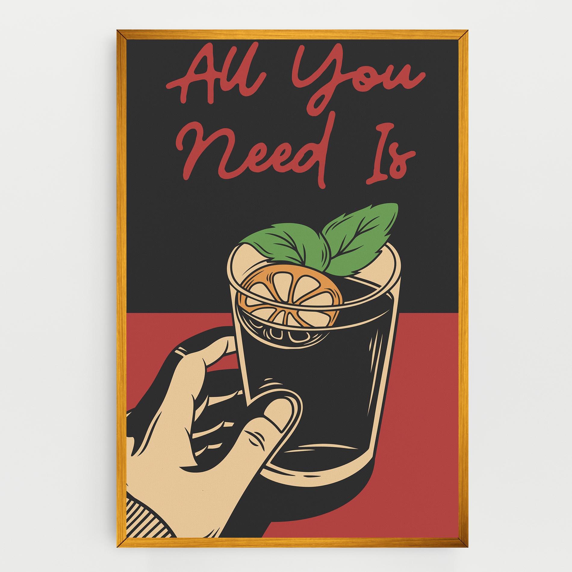 Tablou Canvas All U Need mockup 0