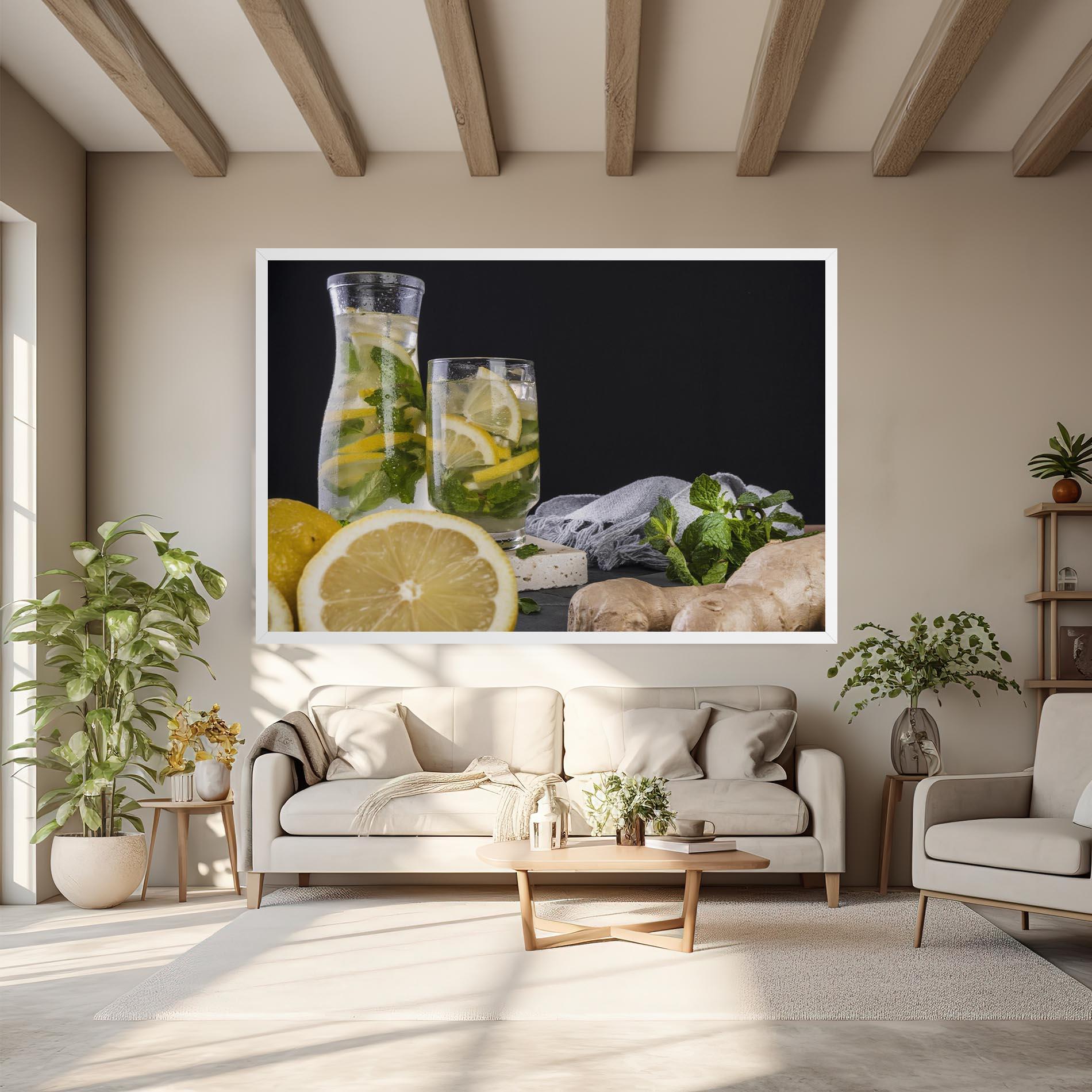 Tablou Canvas Ginger Lemonade mockup 6