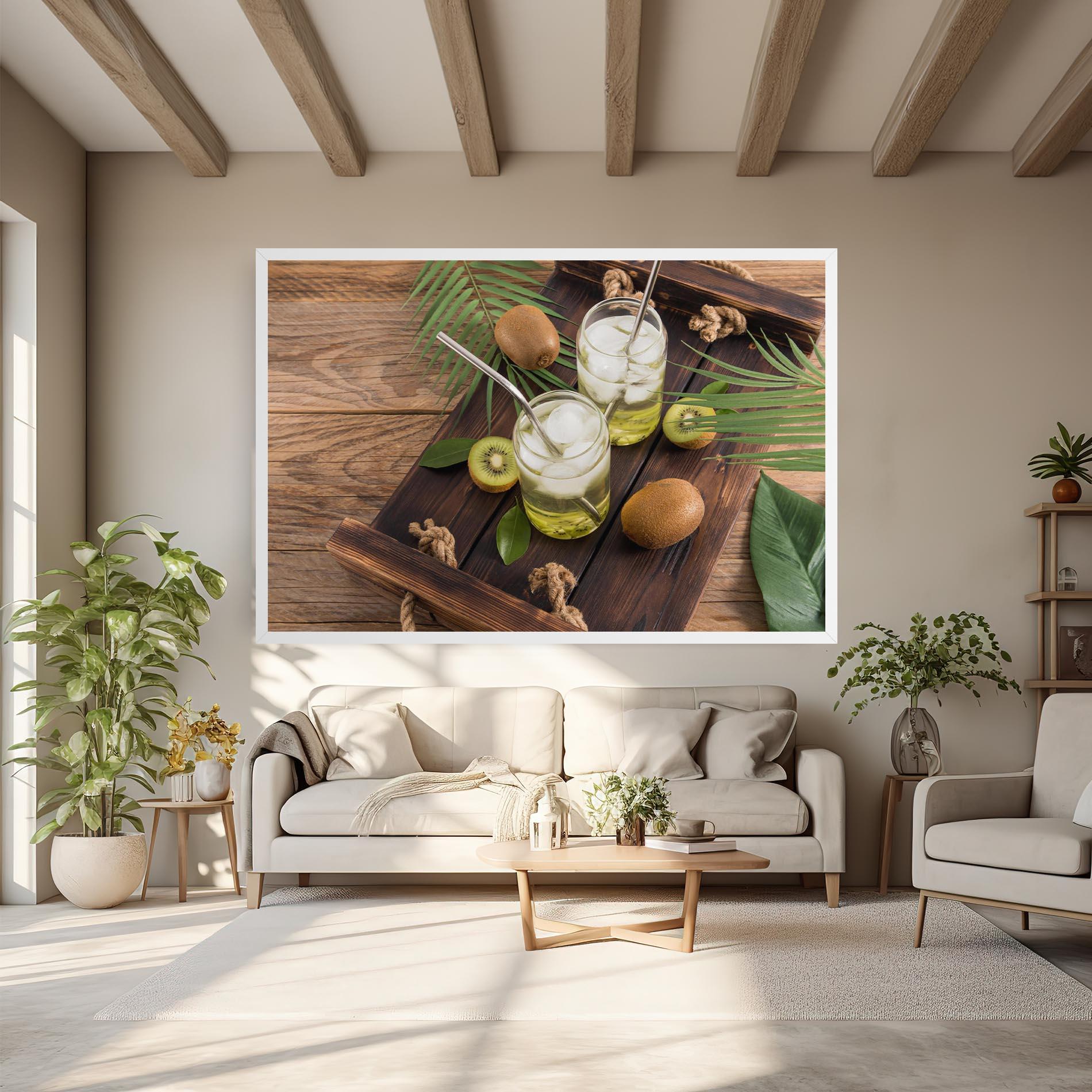 Tablou Canvas Kiwi Drinks mockup 6