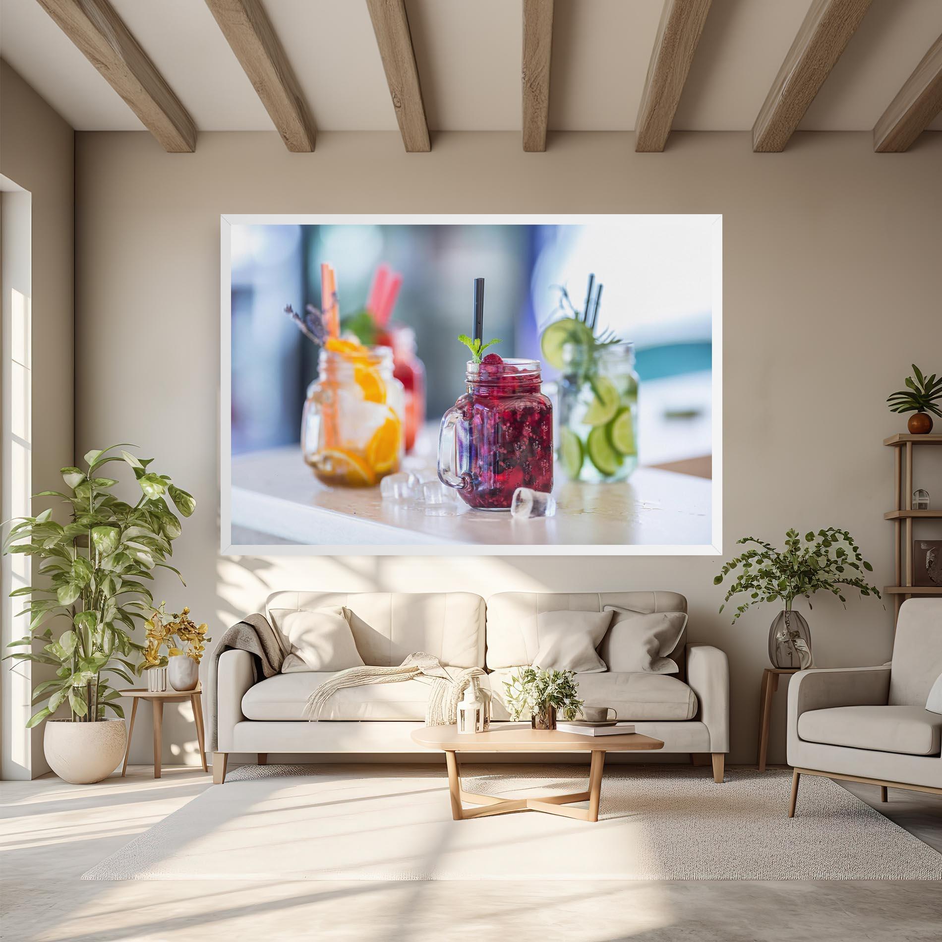 Tablou Canvas Orange Lime Lemonades mockup 6