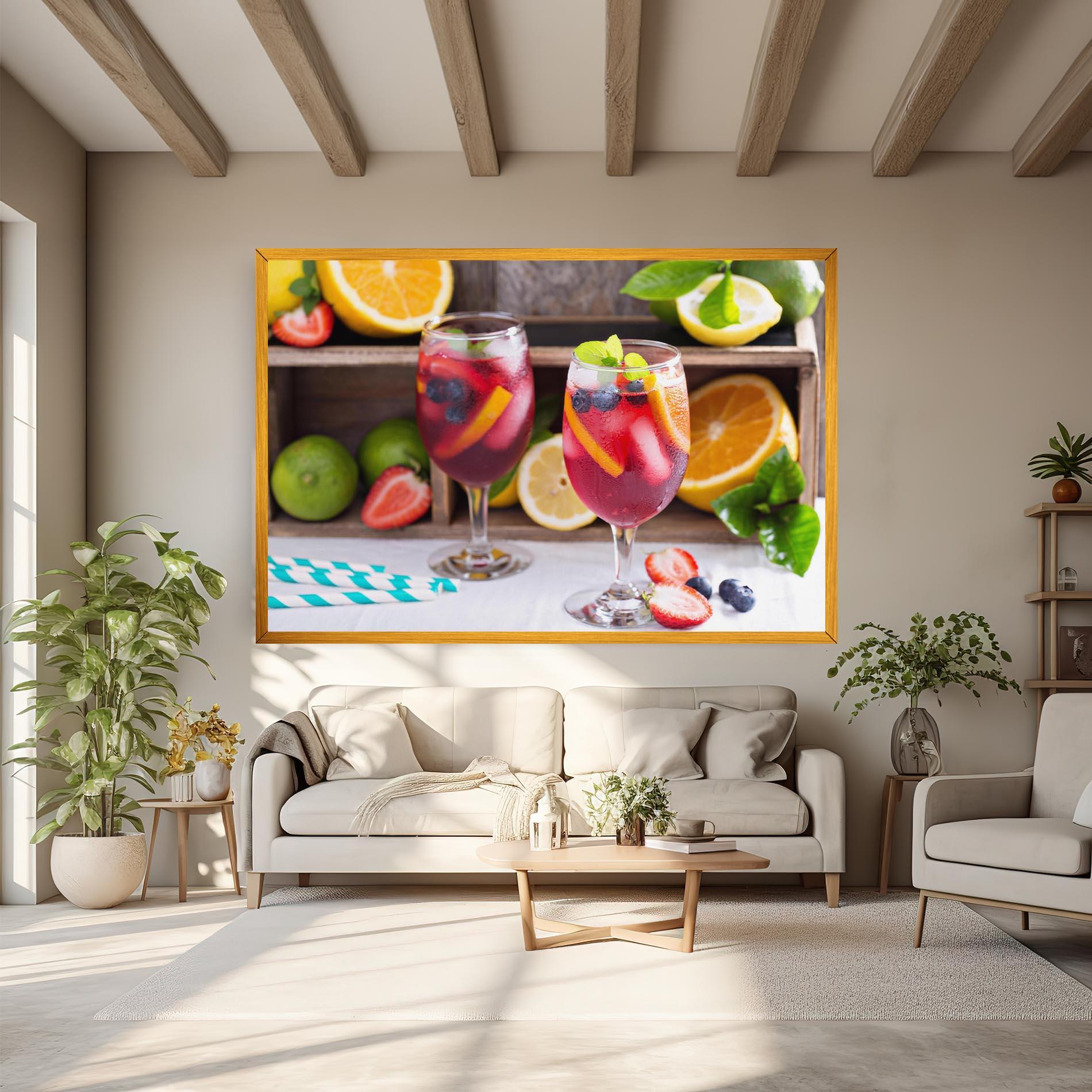 Tablou Canvas Colorful Summer Drink mockup 6