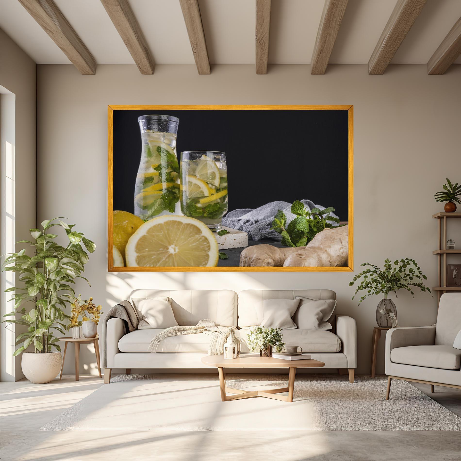 Tablou Canvas Ginger Lemonade mockup 6