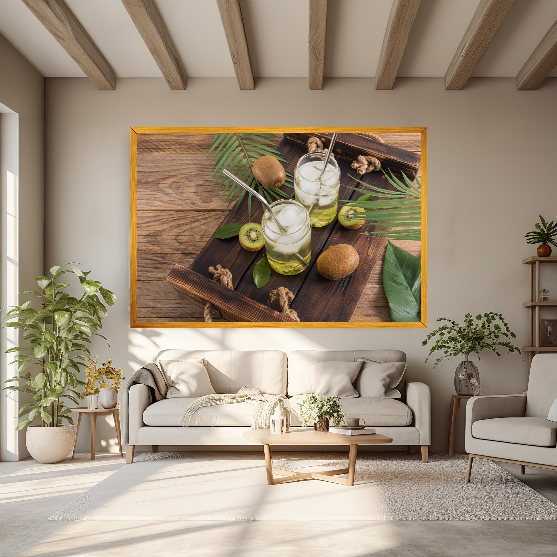 Tablou Canvas Kiwi Drinks mockup 6