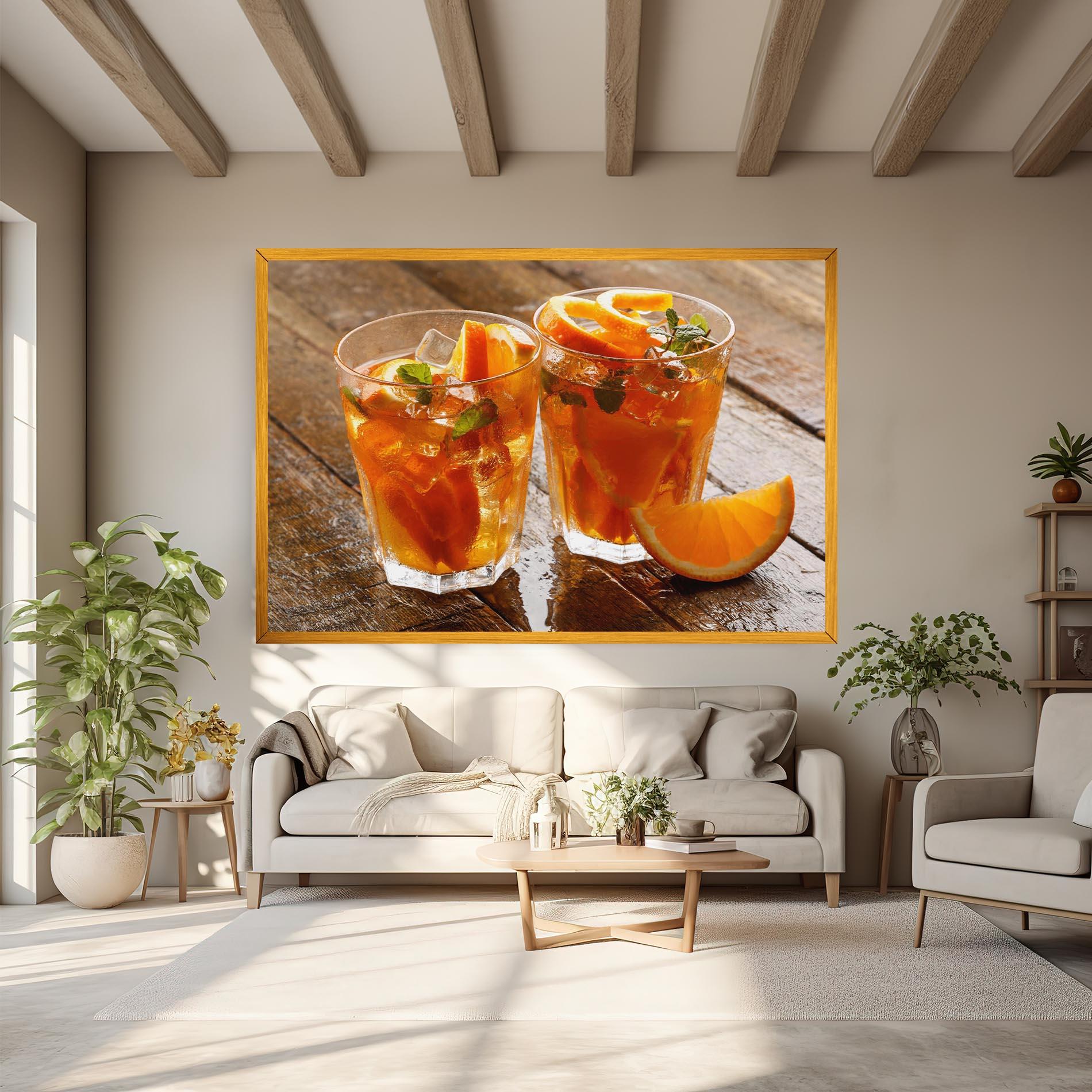 Tablou Canvas Orange Lemonade mockup 6