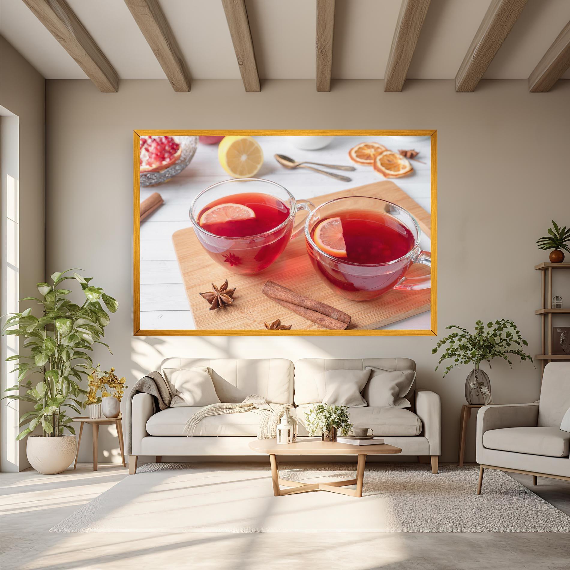 Tablou Canvas Pomegranate Lemon mockup 6