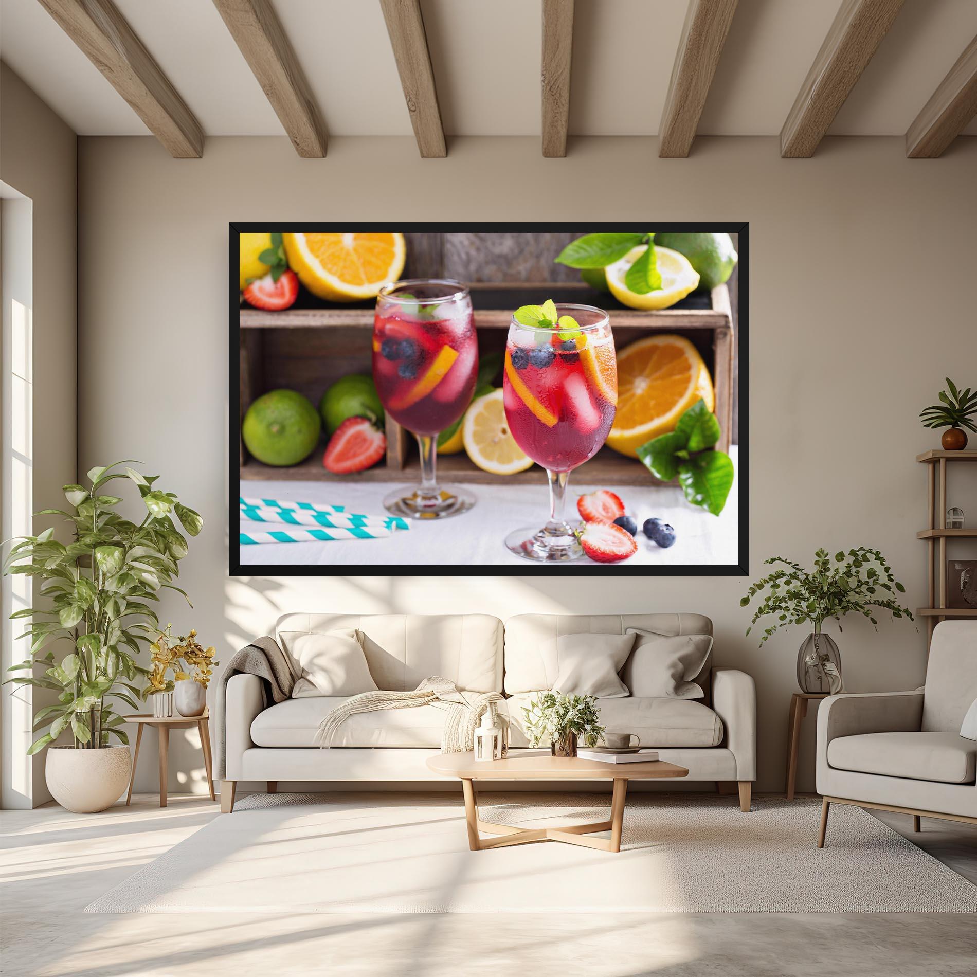 Tablou Canvas Colorful Summer Drink mockup 6