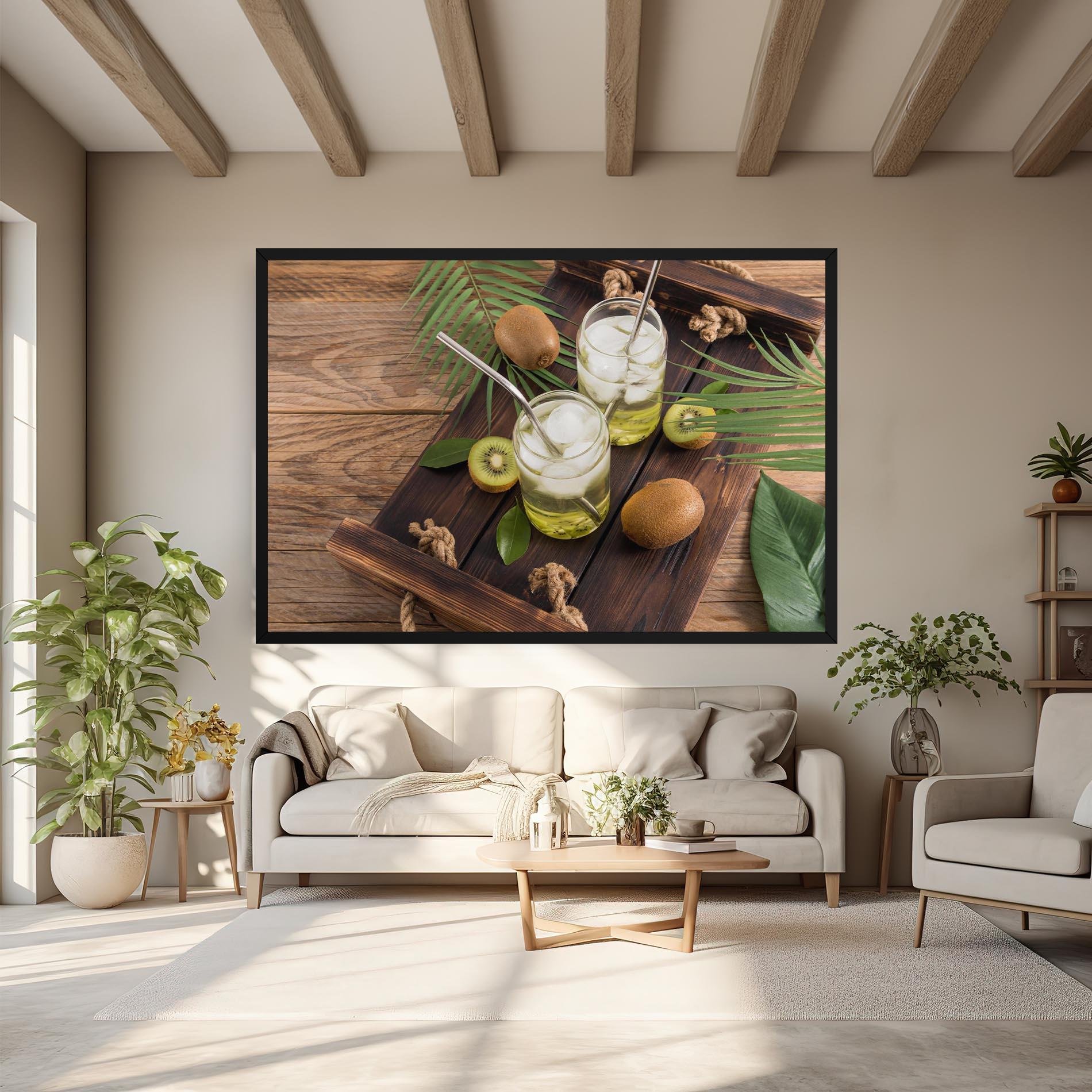 Tablou Canvas Kiwi Drinks mockup 6