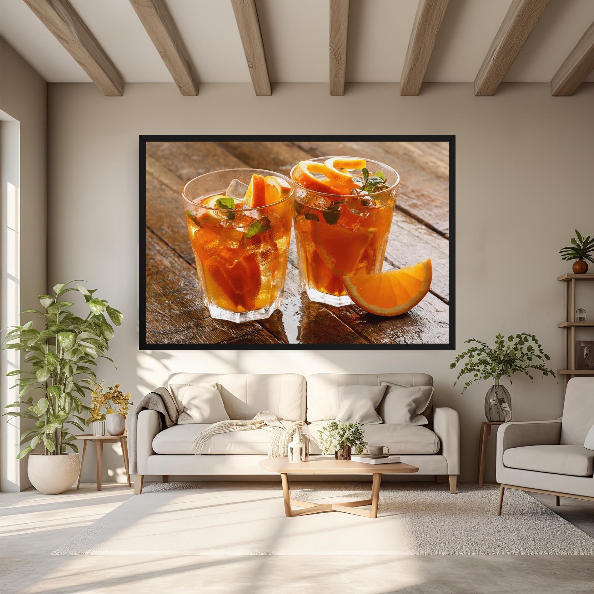 Tablou Canvas Orange Lemonade mockup 6