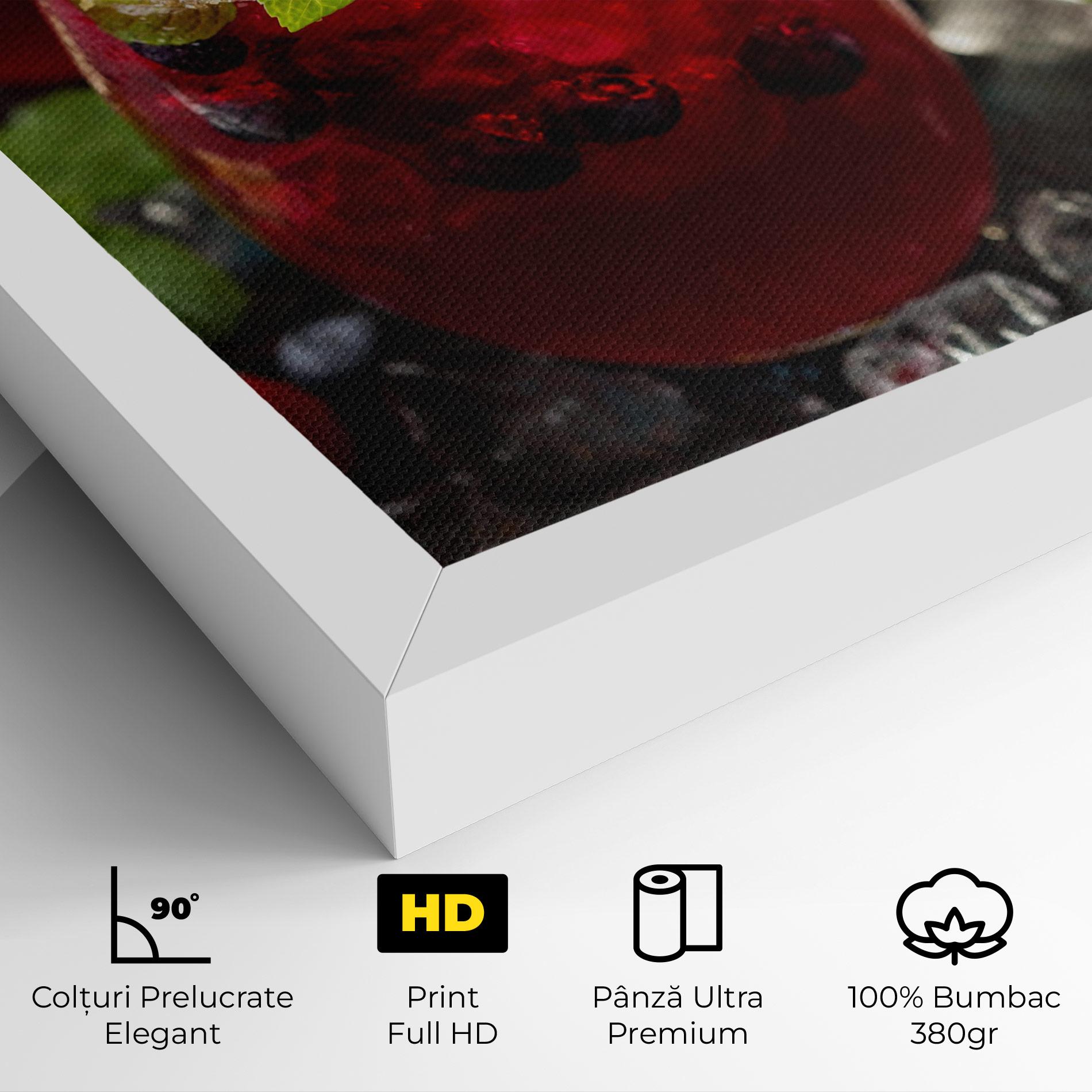 Tablou Canvas Berry Drink mockup 4