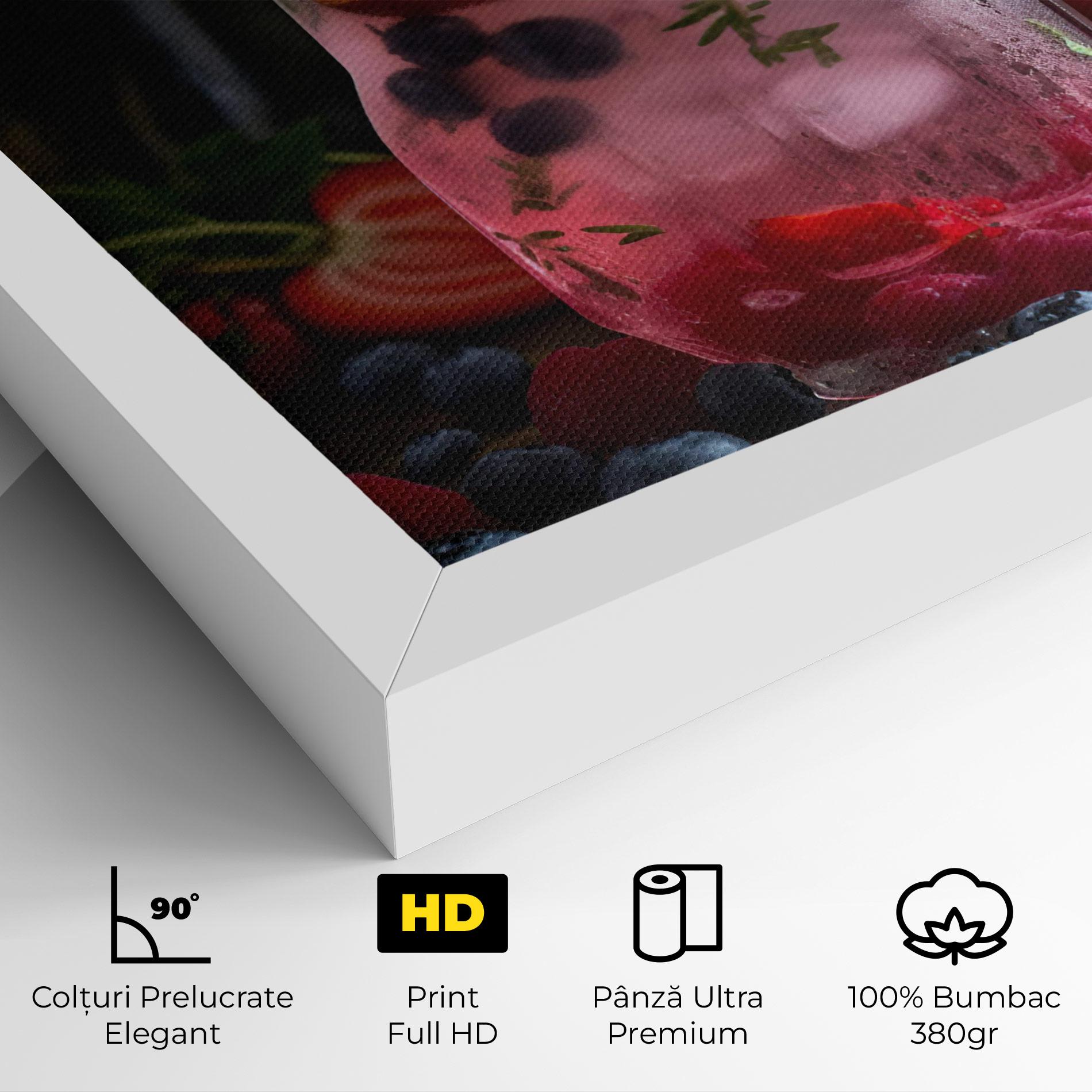 Tablou Canvas Berry Ice Drink mockup 4