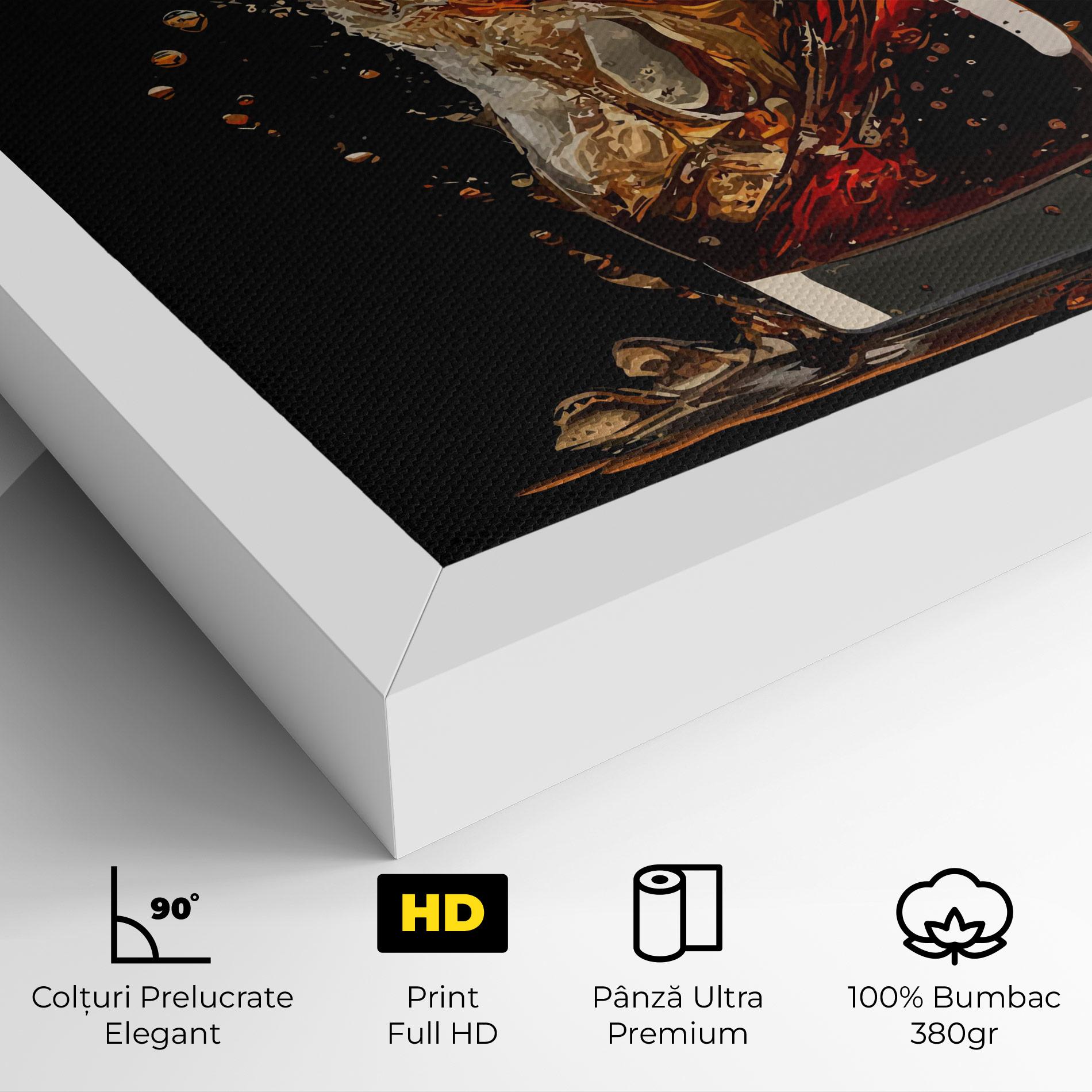 Tablou Canvas Cola Splash mockup 4