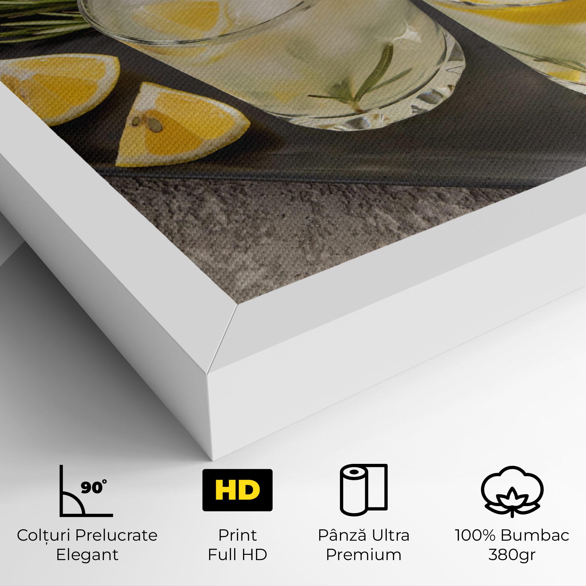 Tablou Canvas Fruit Vitamin Water mockup 4
