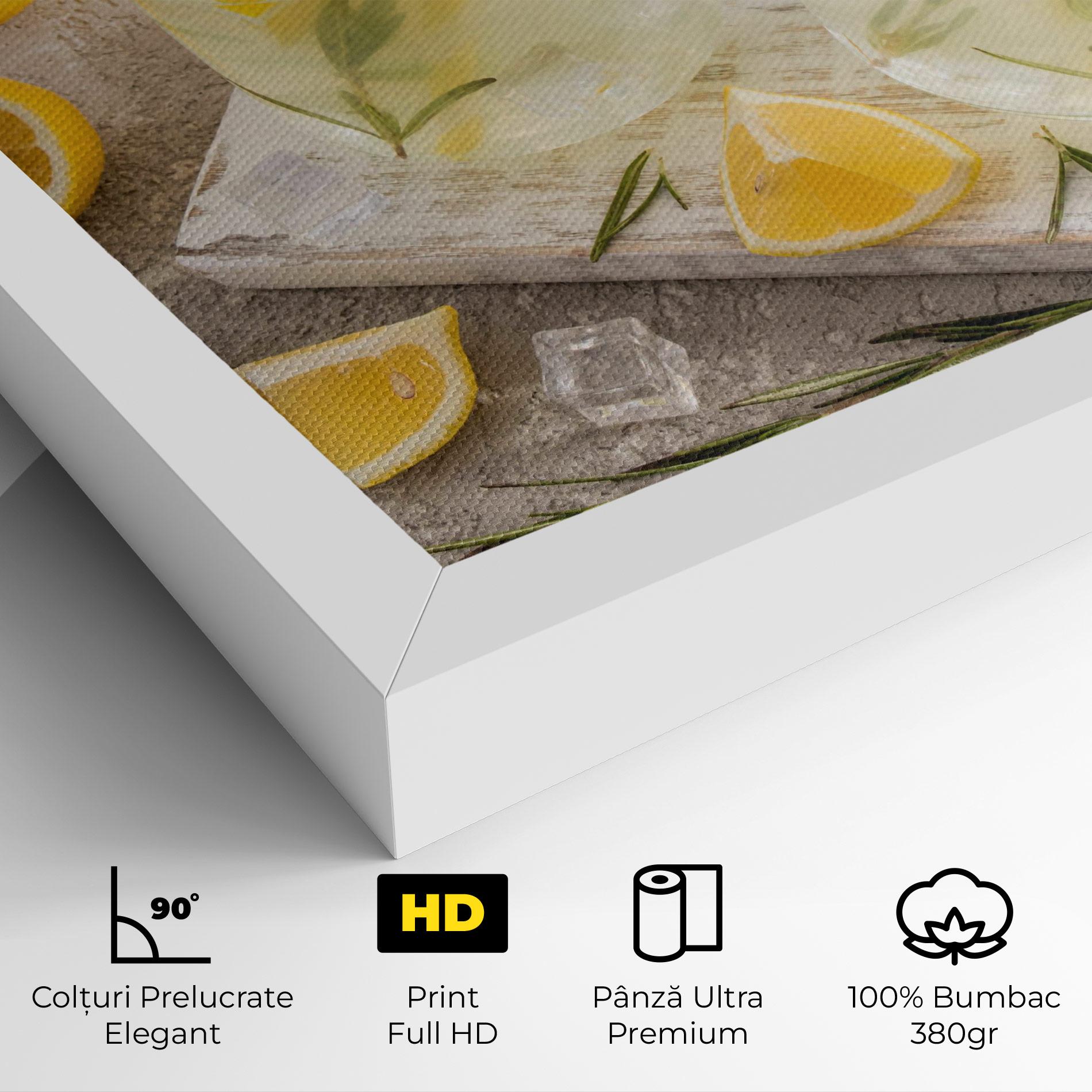 Tablou Canvas Homemade Rosemary Drink mockup 4
