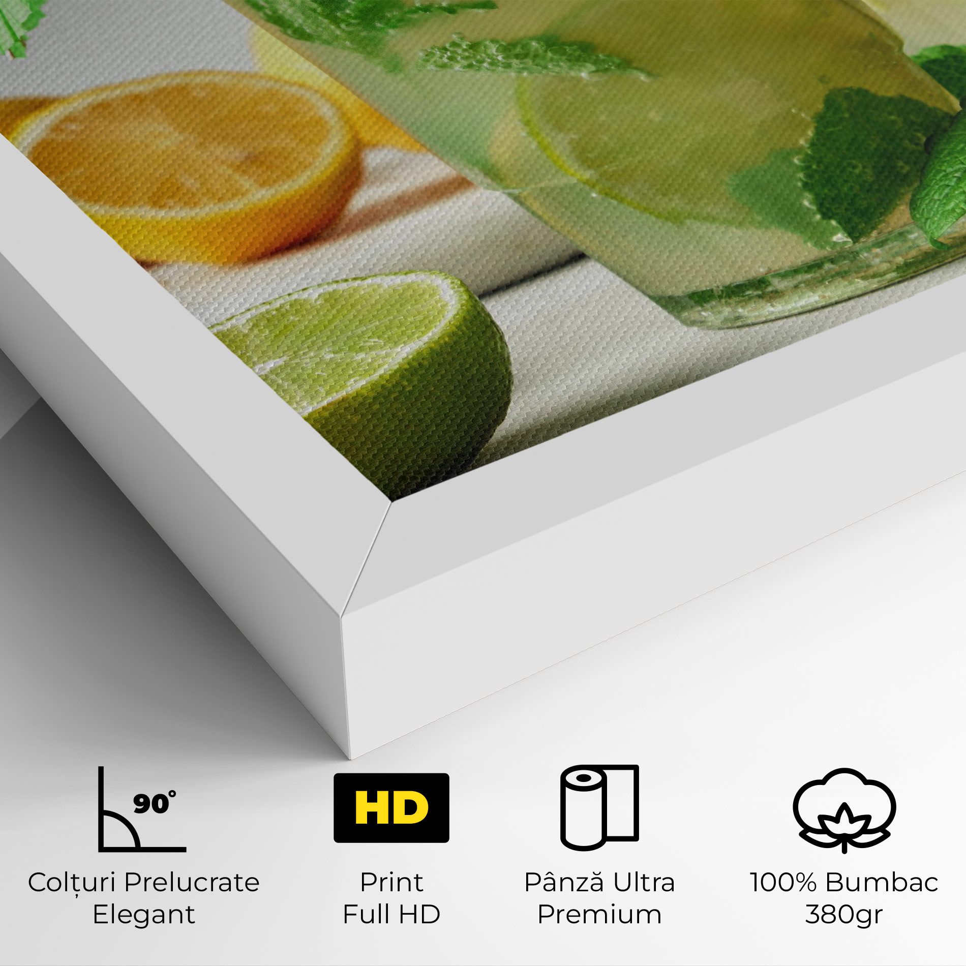 Mint Leaves Lemonade mockup 4