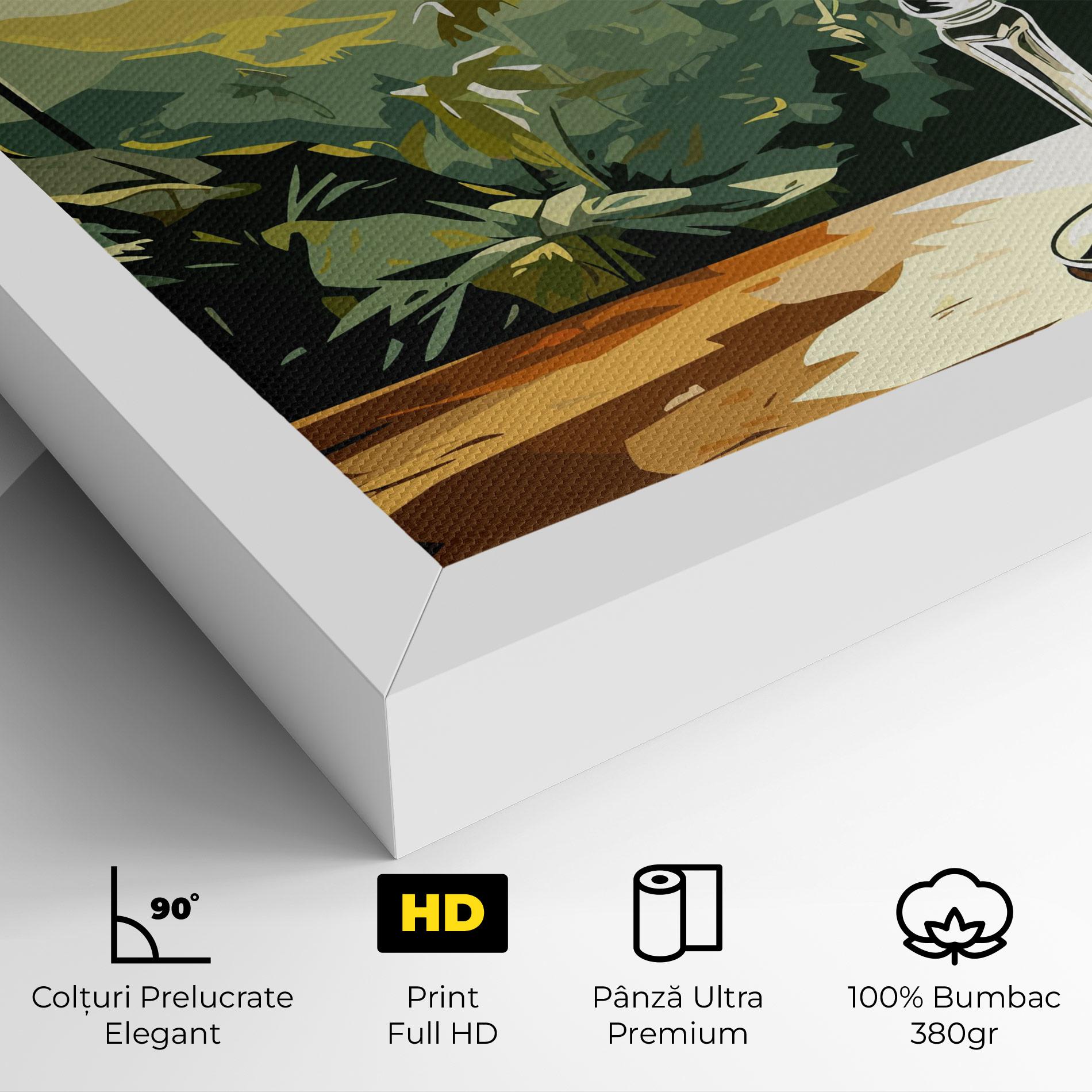 Tablou Canvas Orange Drink mockup 4