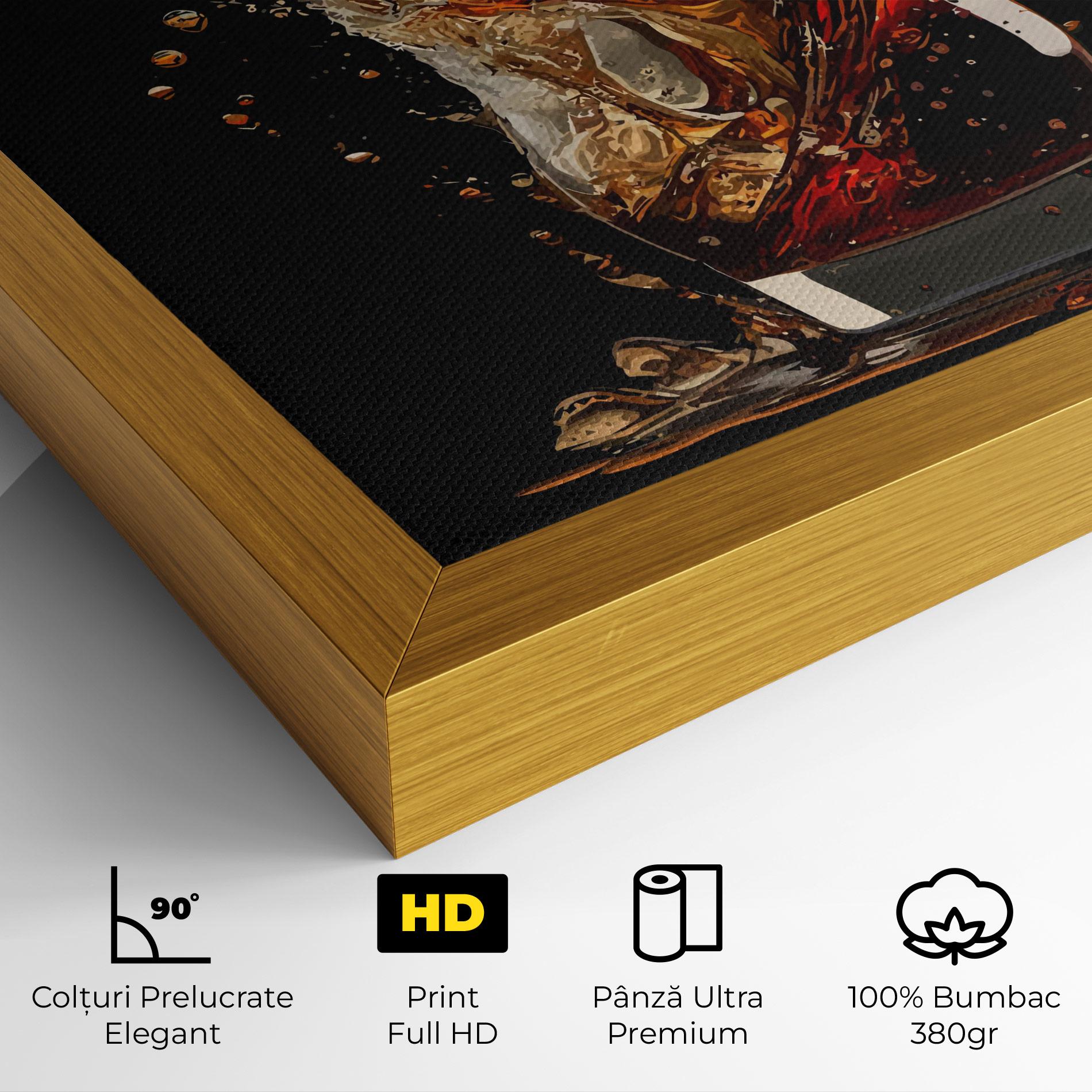 Tablou Canvas Cola Splash mockup 4