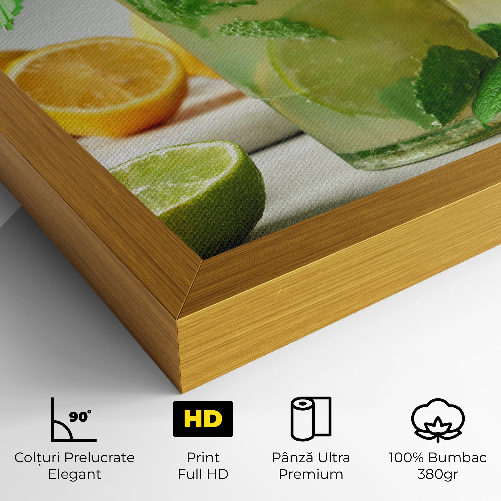 Mint Leaves Lemonade mockup 4