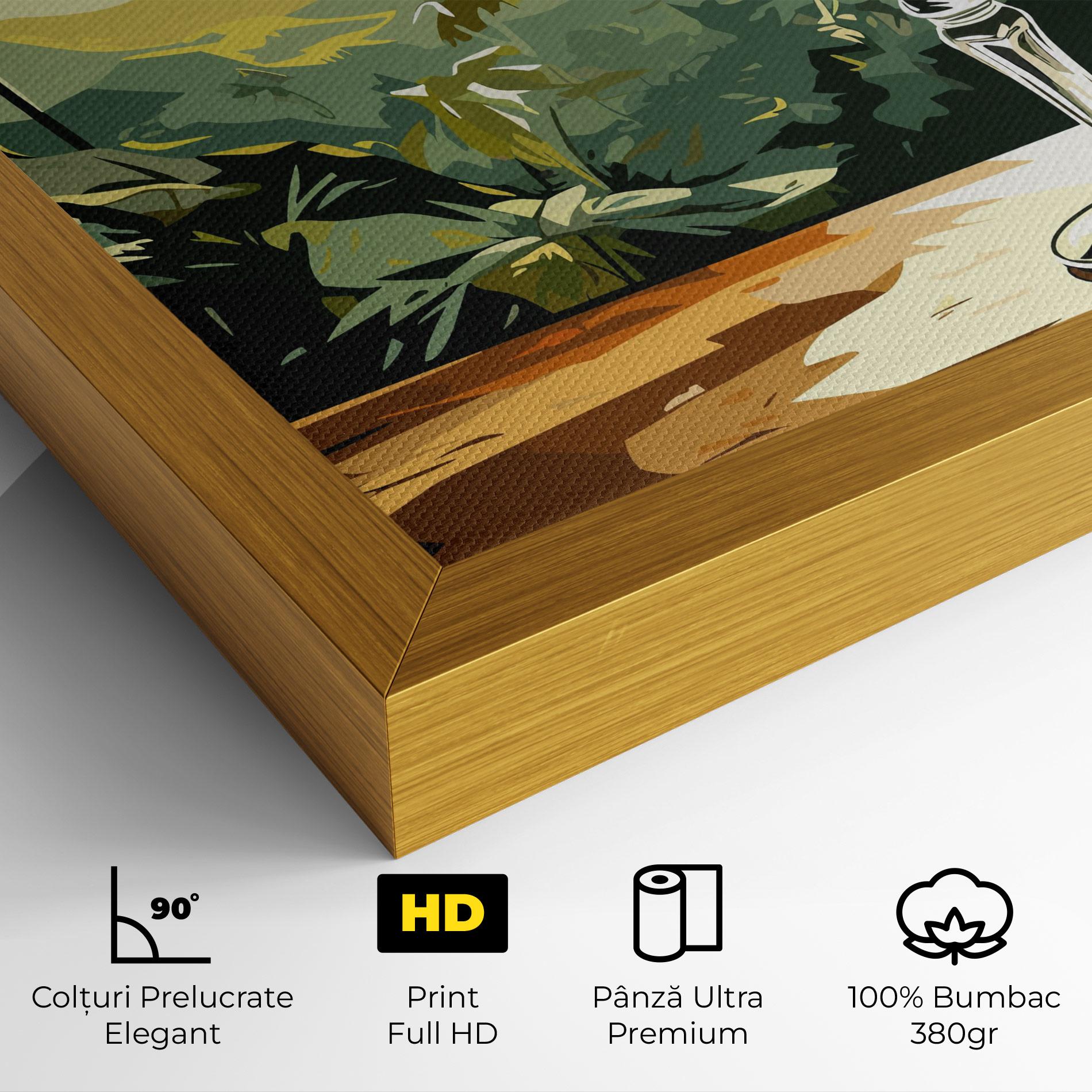 Tablou Canvas Orange Drink mockup 4