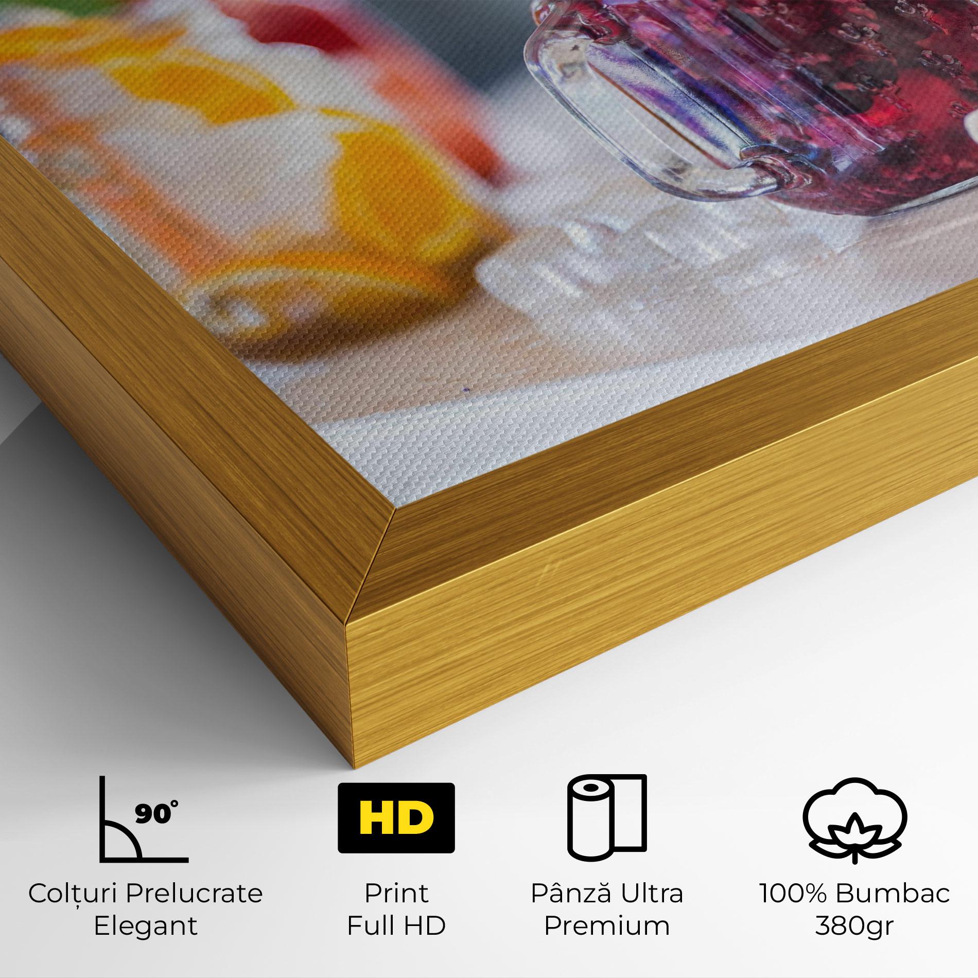 Tablou Canvas Orange Lime Lemonades mockup 4