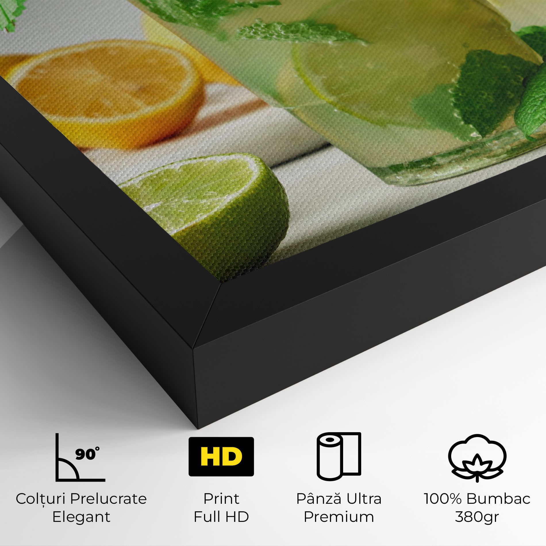 Mint Leaves Lemonade mockup 4