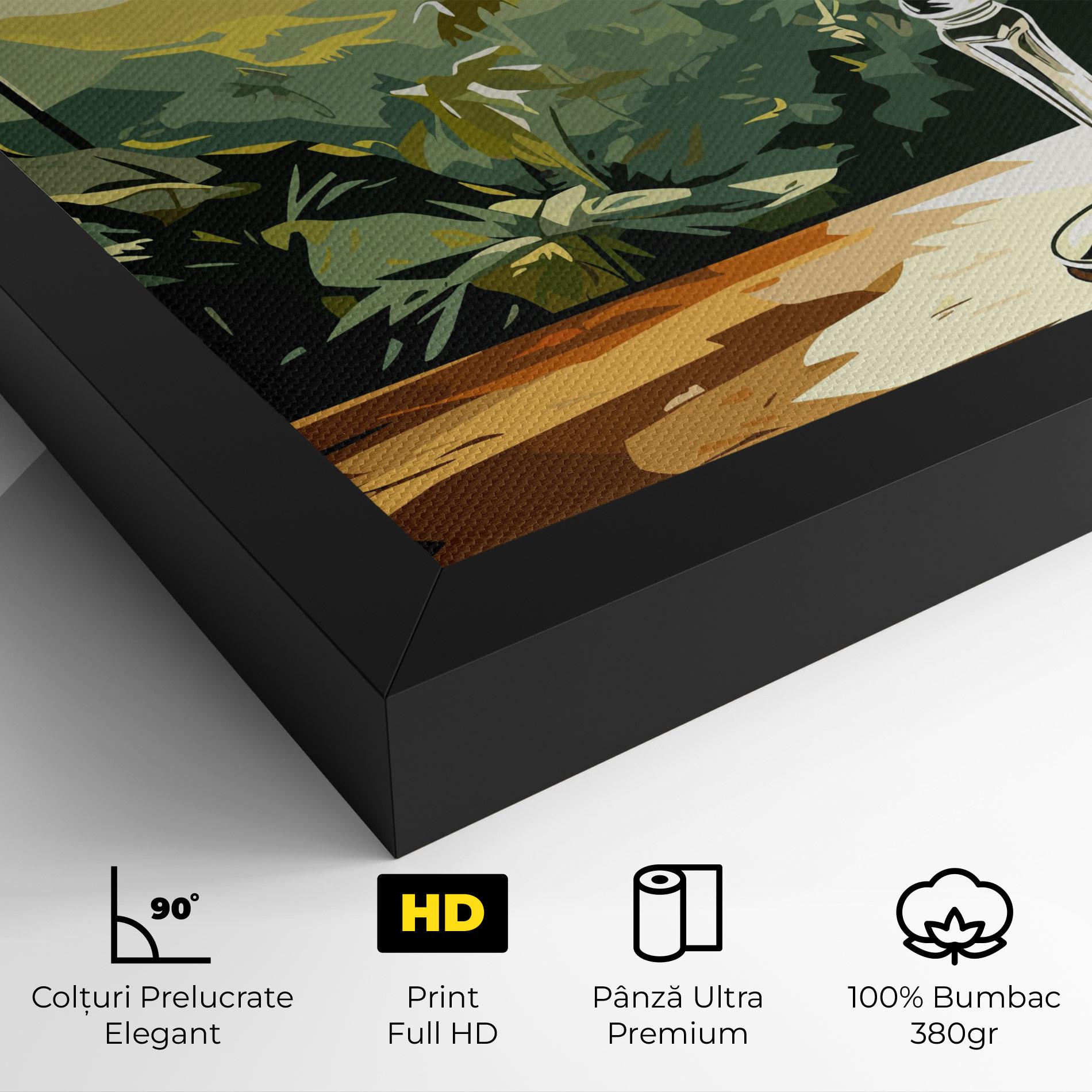 Tablou Canvas Orange Drink mockup 4