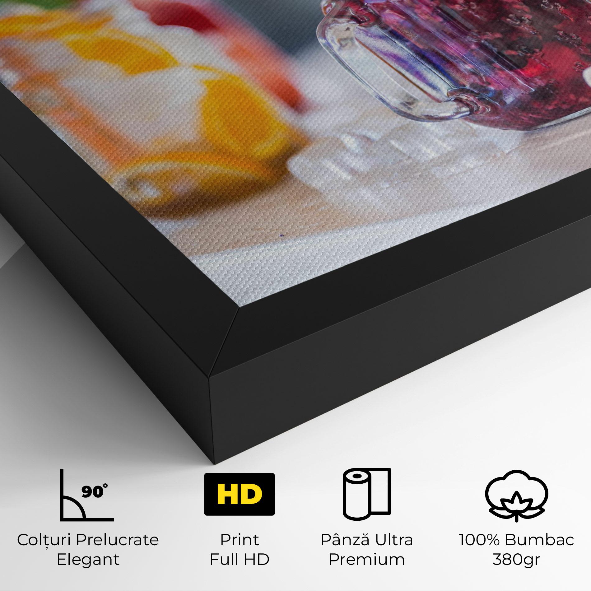 Tablou Canvas Orange Lime Lemonades mockup 4