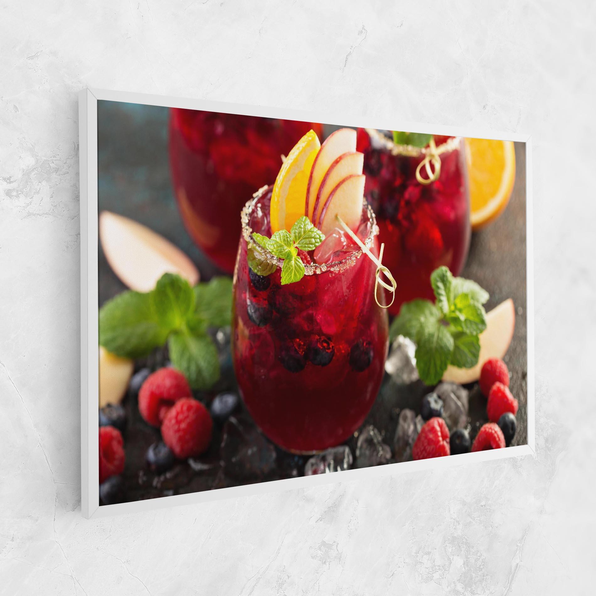Tablou Canvas Berry Drink mockup 1