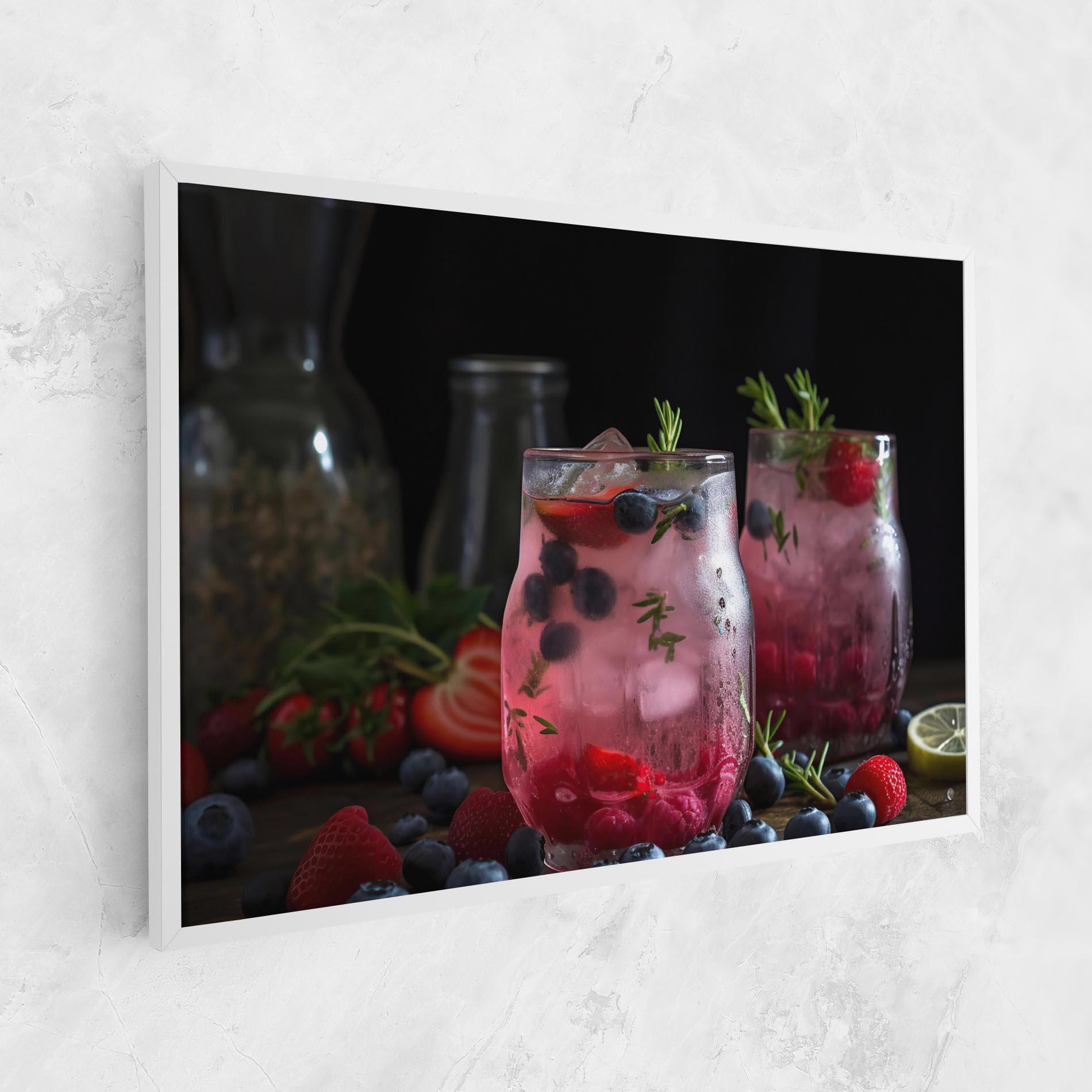Tablou Canvas Berry Ice Drink mockup 1