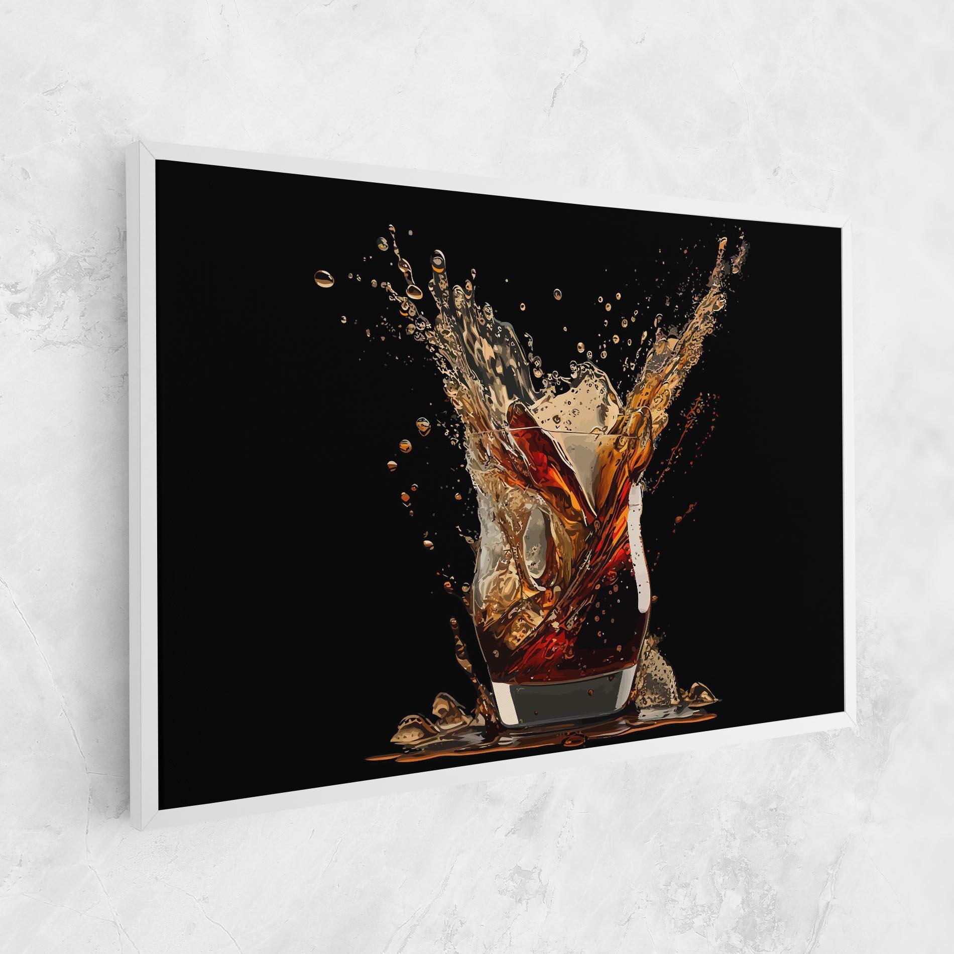 Tablou Canvas Cola Splash mockup 1