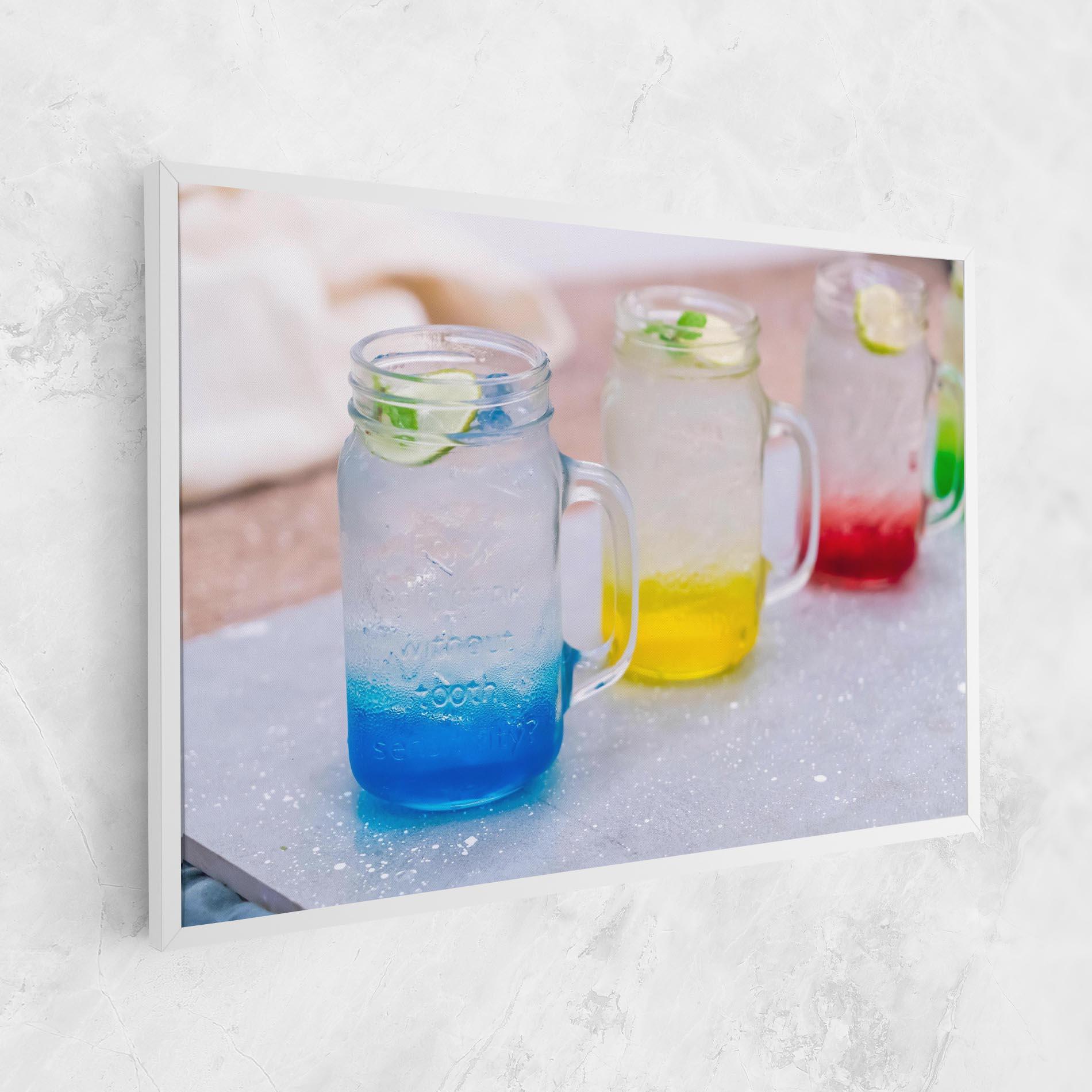 Tablou Canvas Colorful Italian Soda mockup 1