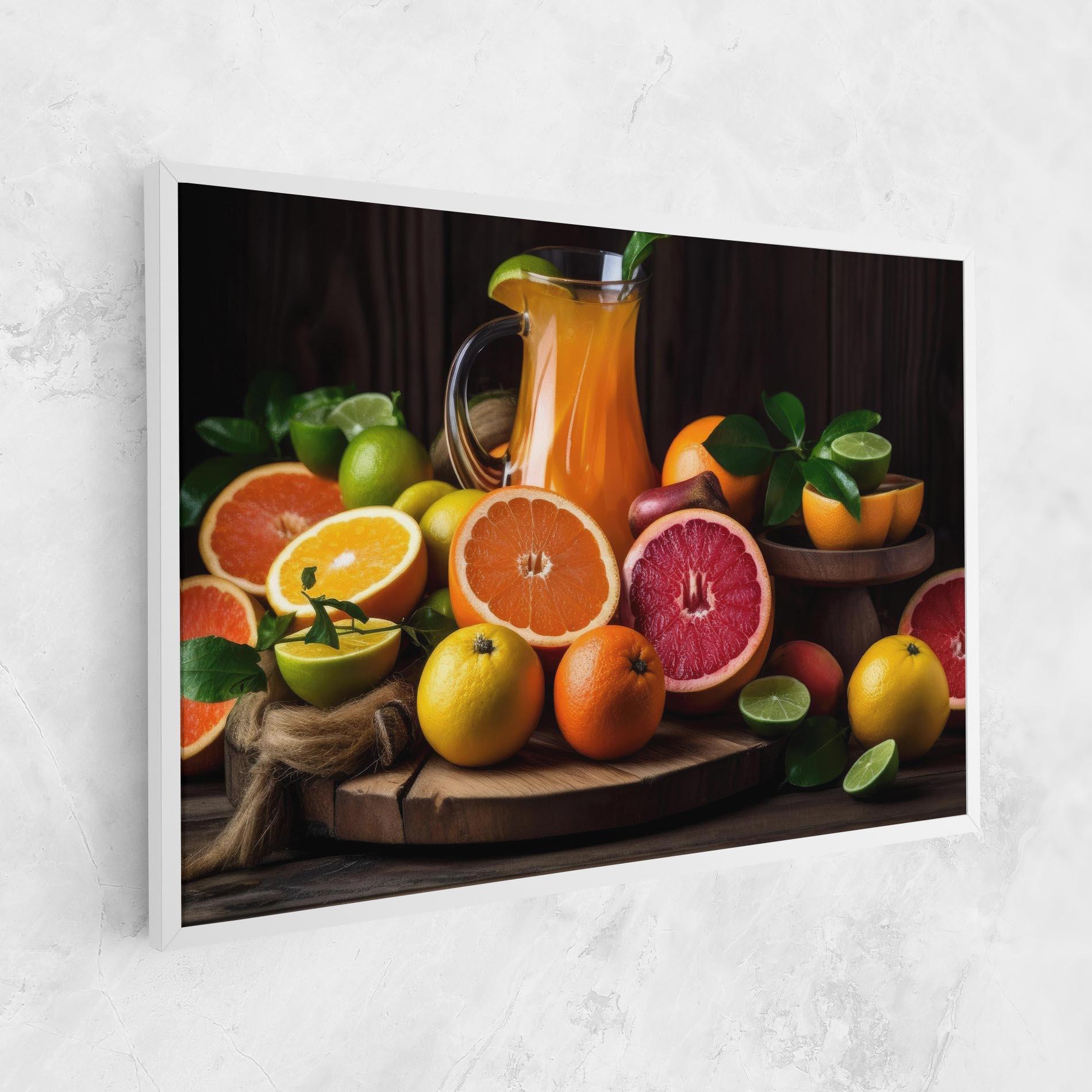 Tablou Canvas Glass Of Orange Juice mockup 1