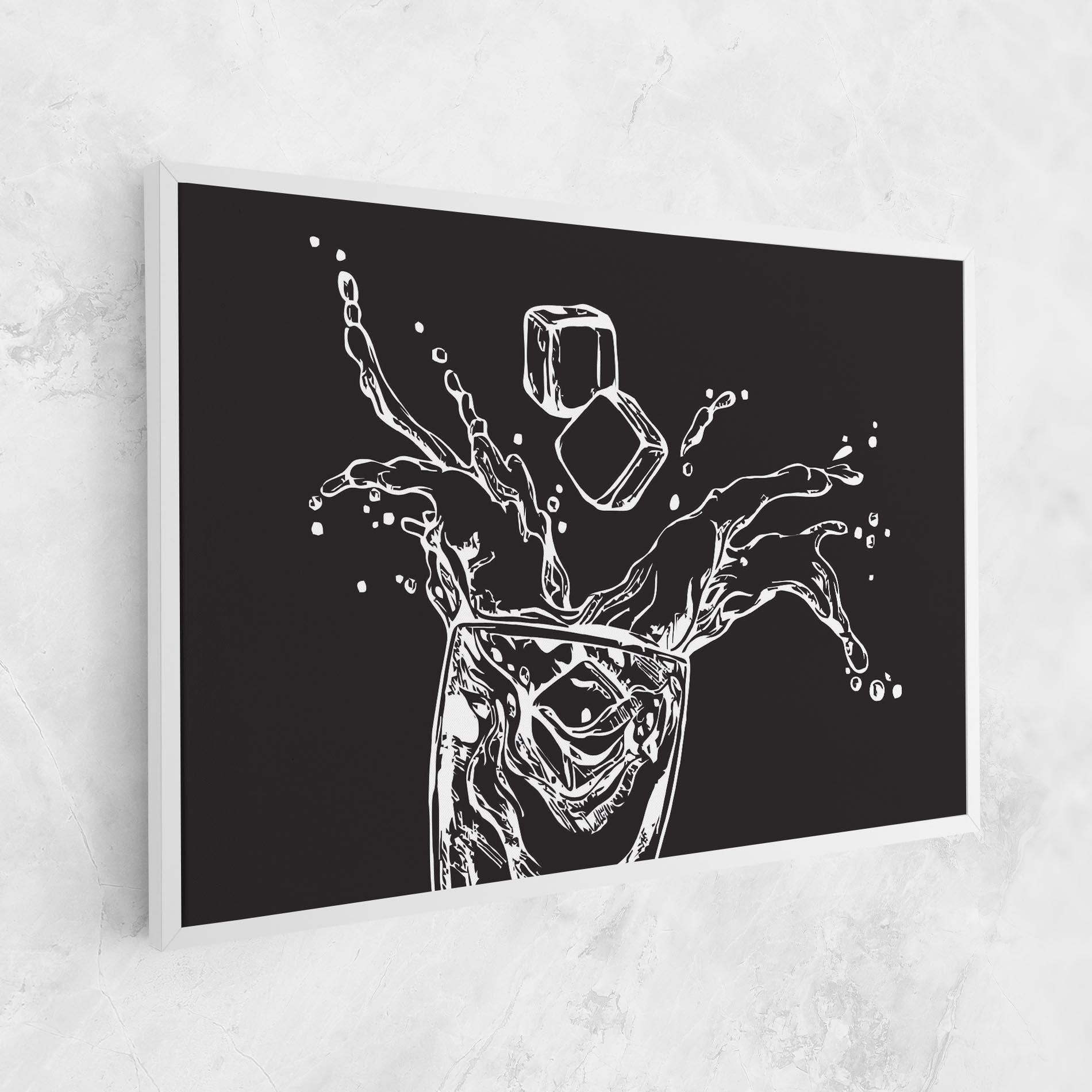 Tablou Canvas Ice Splash Drink mockup 1