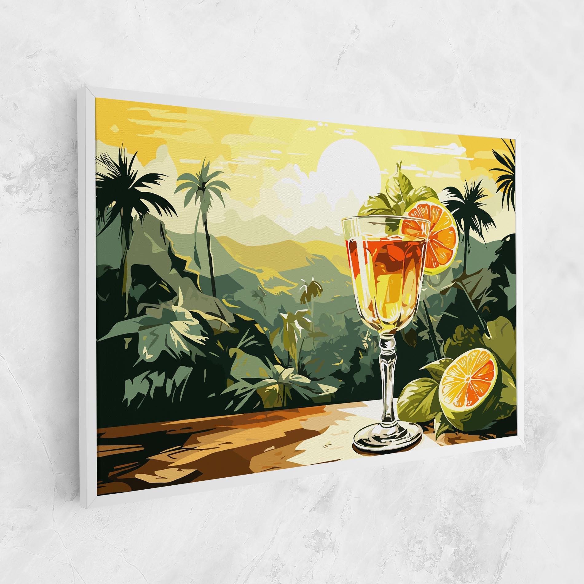 Tablou Canvas Orange Drink mockup 1