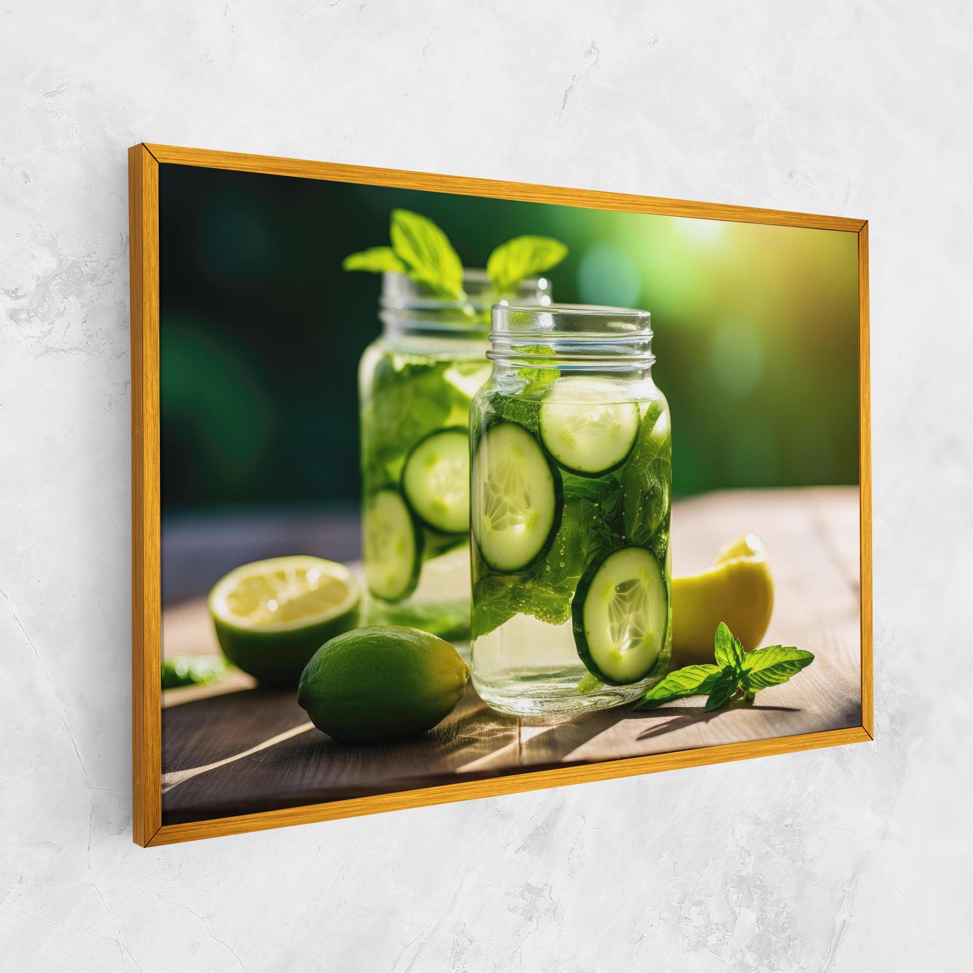 Cold Drink Cucumber mockup 1