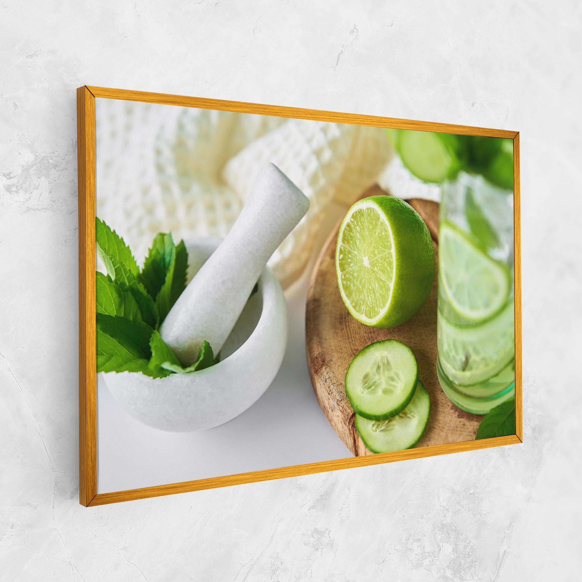 Tablou Canvas Detox Drink Lemonade mockup 1