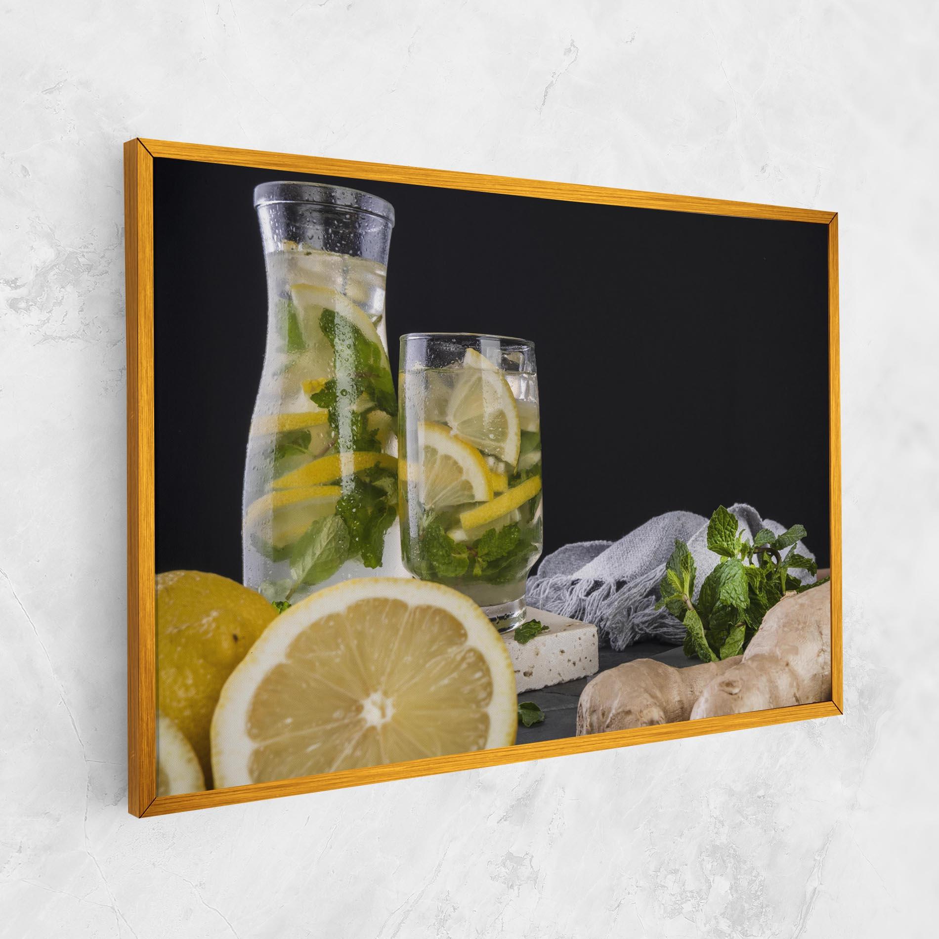 Tablou Canvas Ginger Lemonade mockup 1