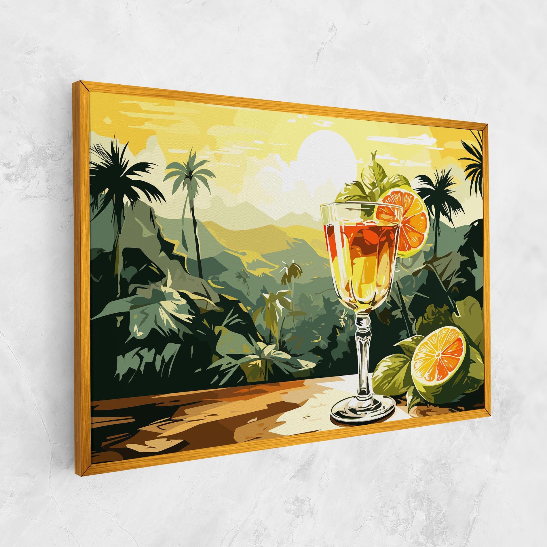 Tablou Canvas Orange Drink mockup 1