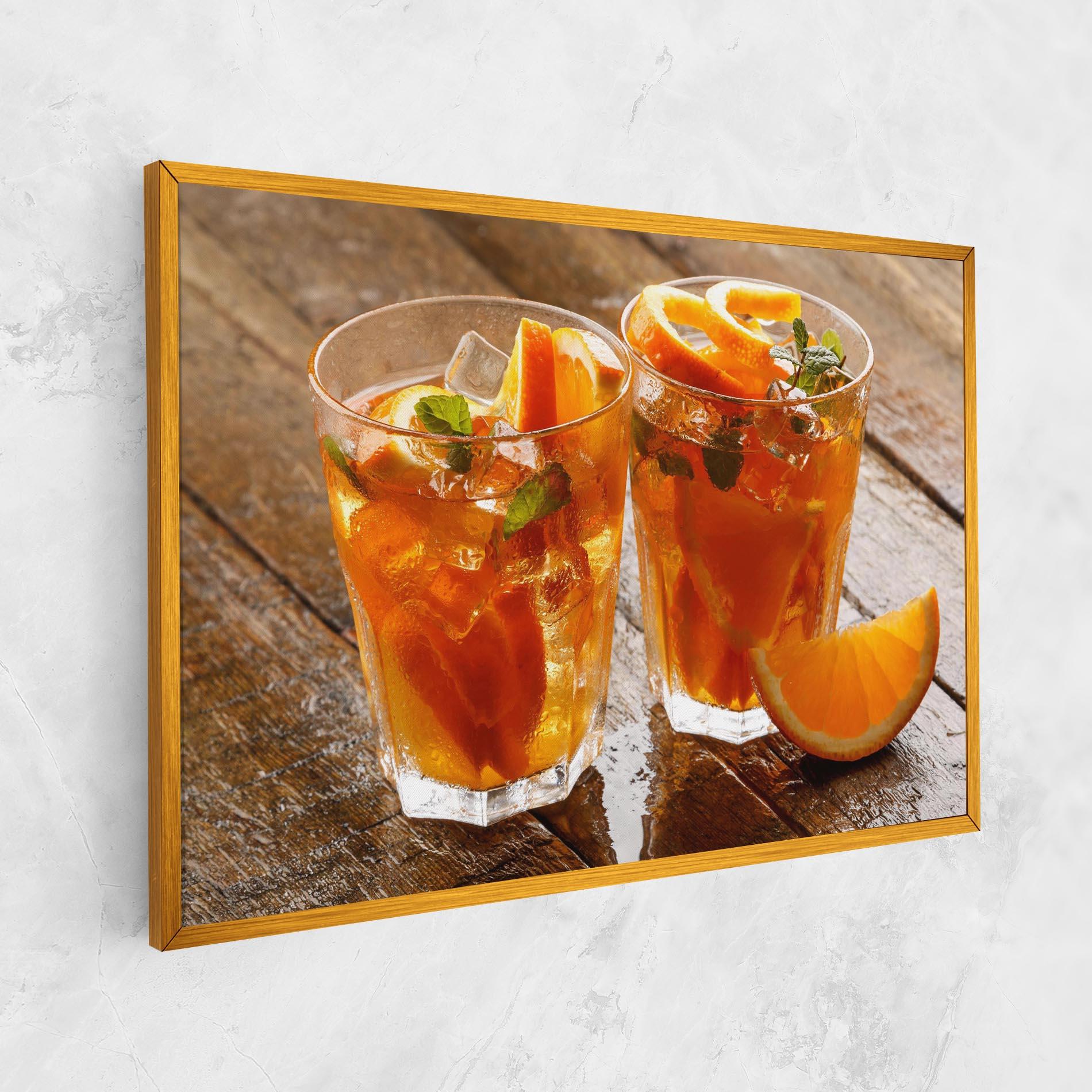 Tablou Canvas Orange Lemonade mockup 1