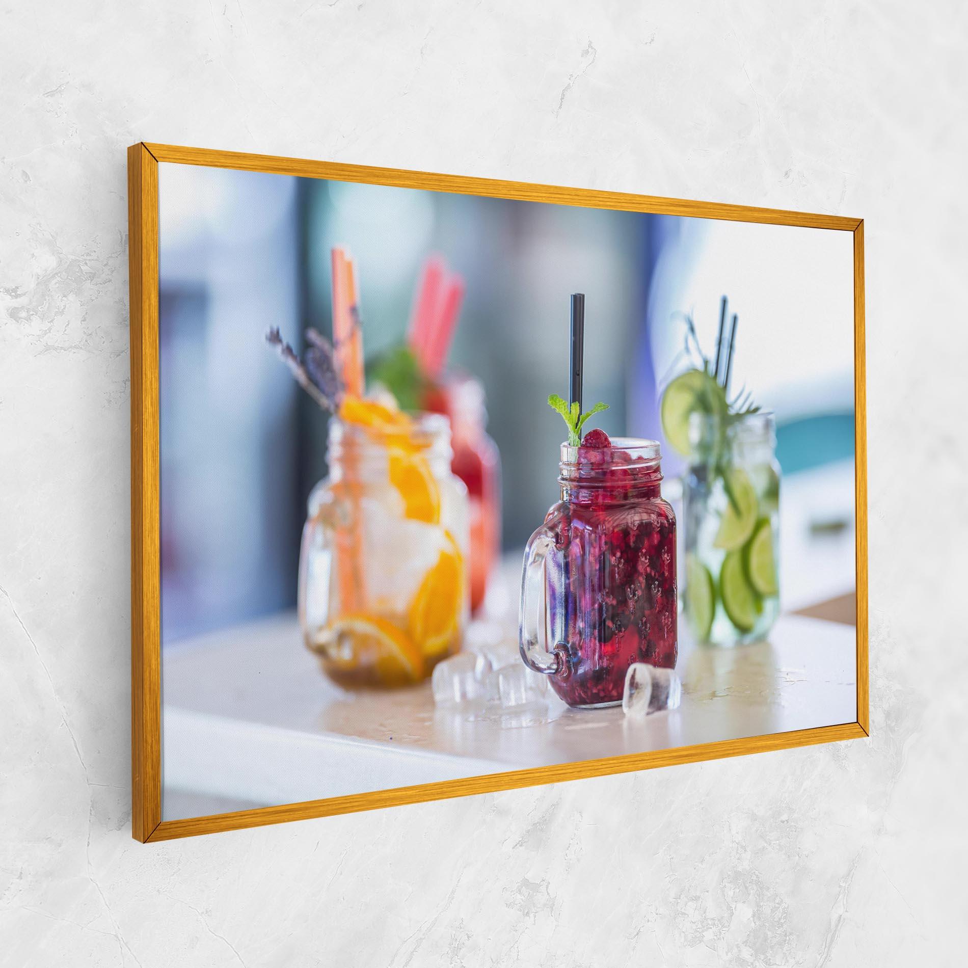 Tablou Canvas Orange Lime Lemonades mockup 1