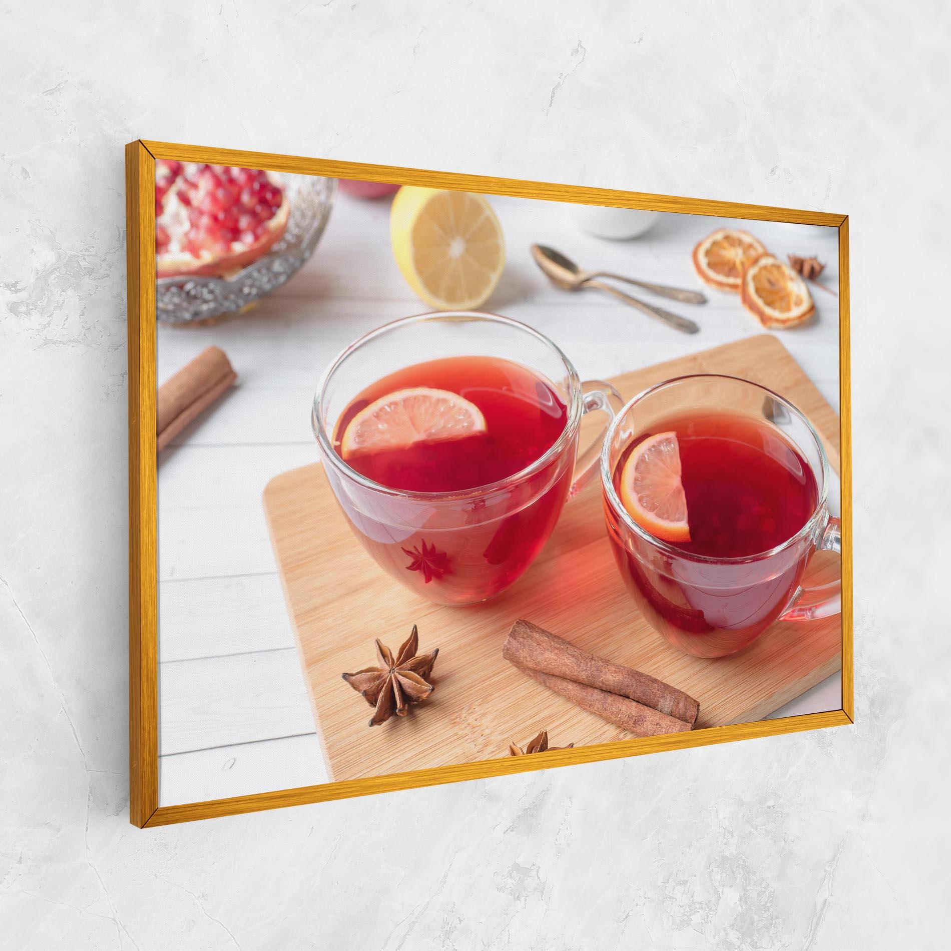 Tablou Canvas Pomegranate Lemon mockup 1