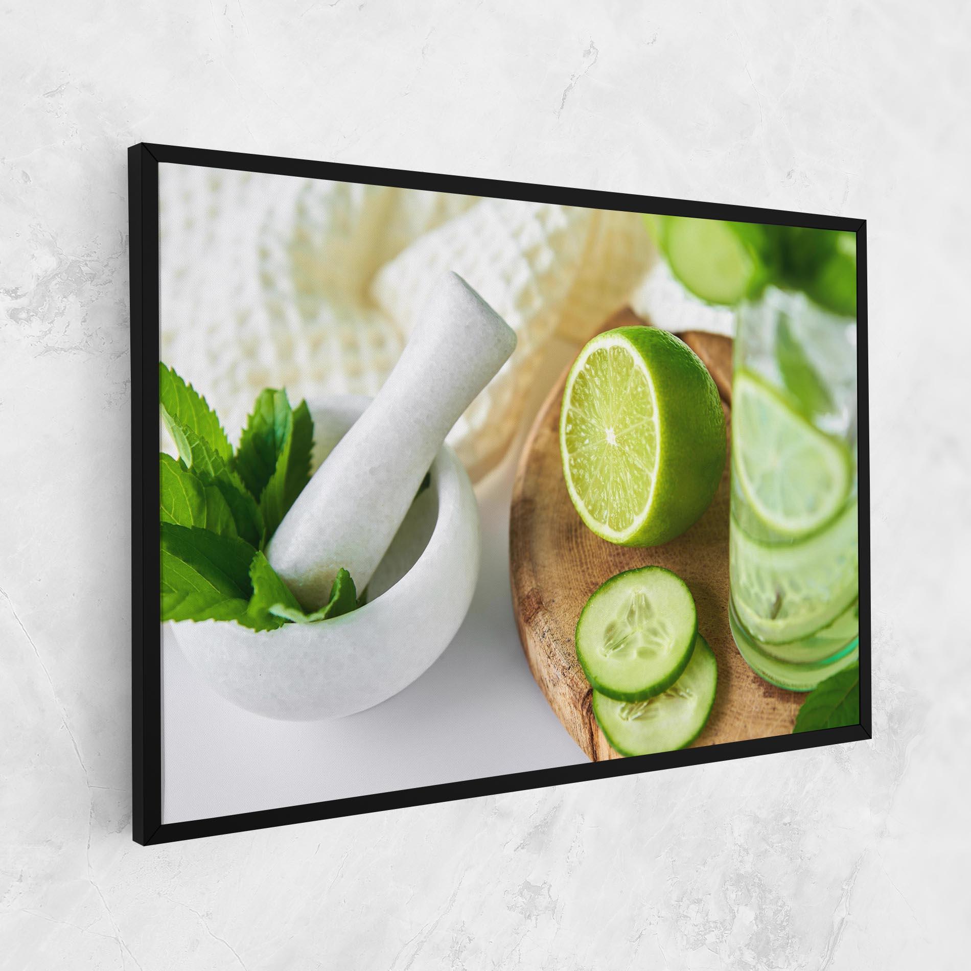 Tablou Canvas Detox Drink Lemonade mockup 1