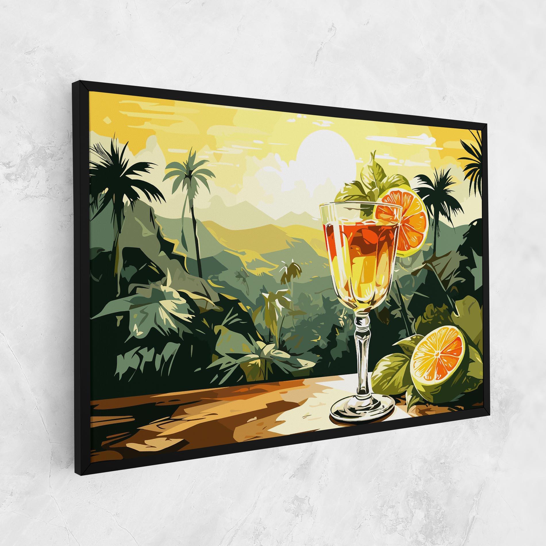 Tablou Canvas Orange Drink mockup 1
