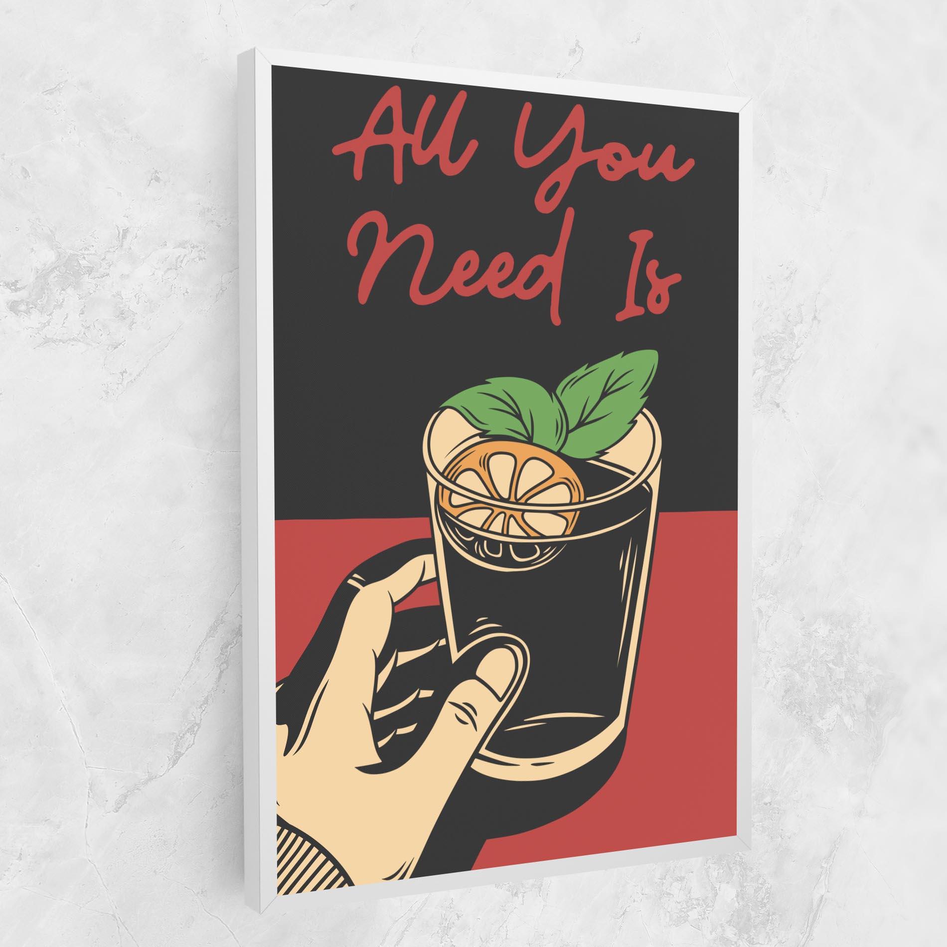 Tablou Canvas All U Need mockup 1