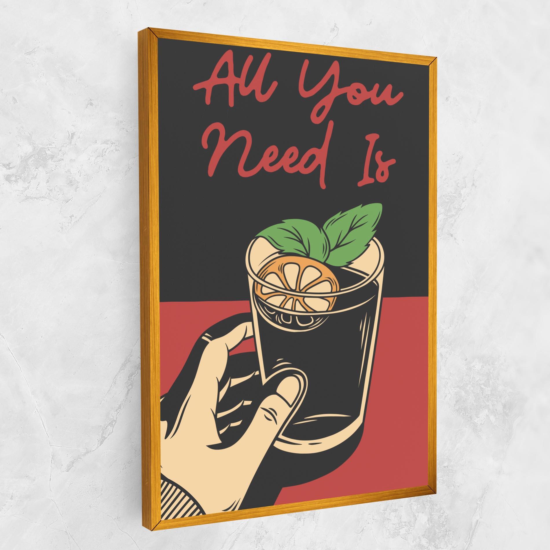 Tablou Canvas All U Need mockup 1