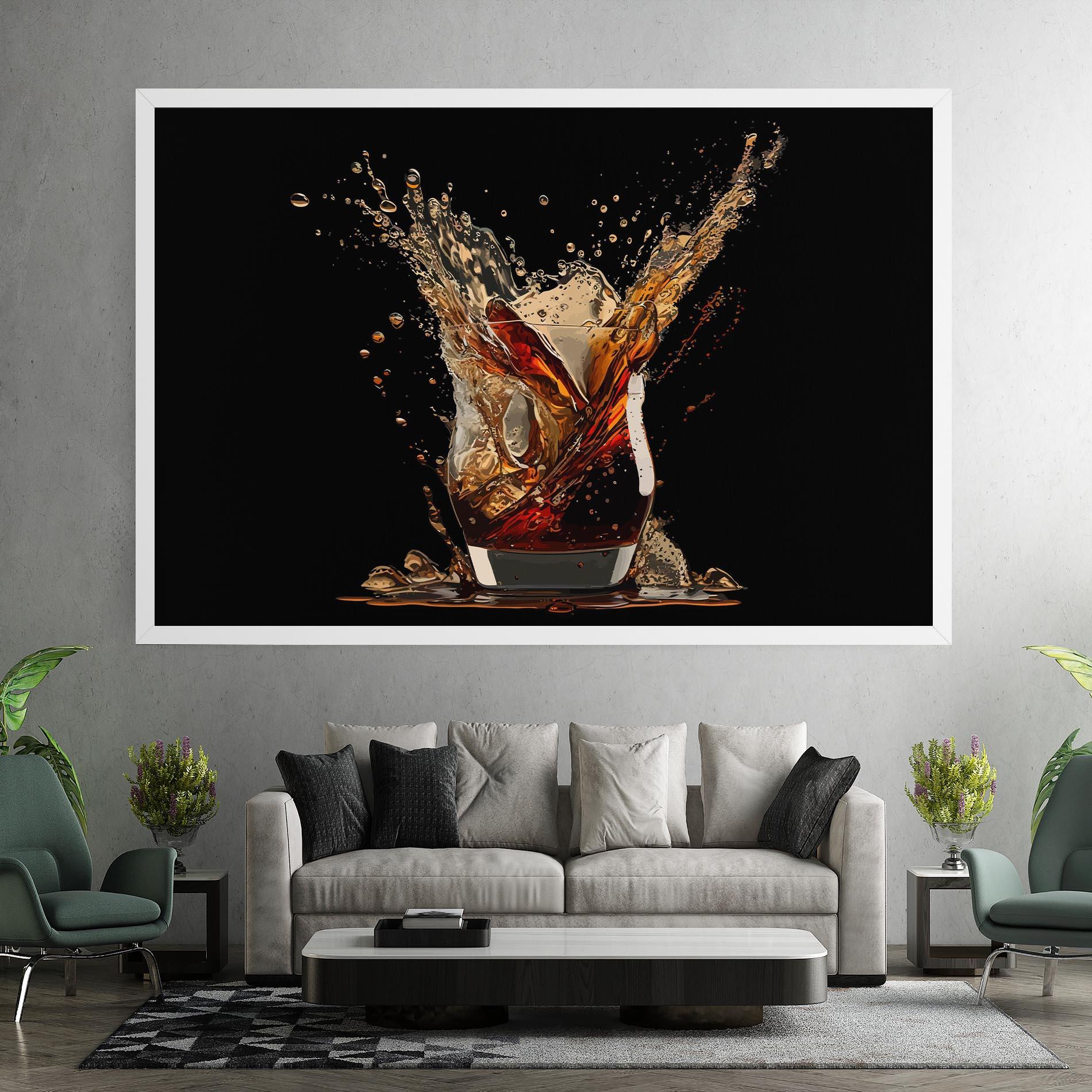 Tablou Canvas Cola Splash mockup 7