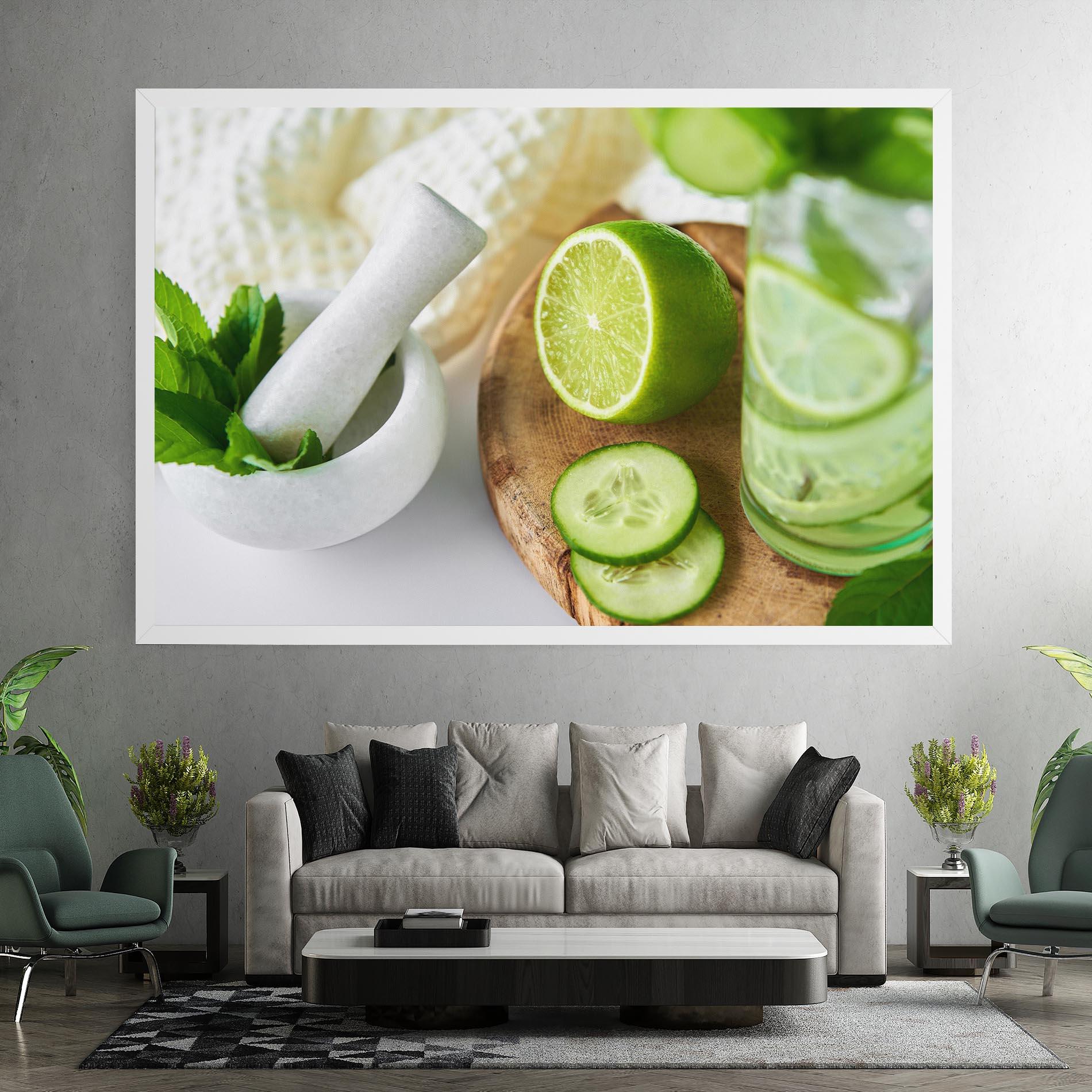Tablou Canvas Detox Drink Lemonade mockup 7