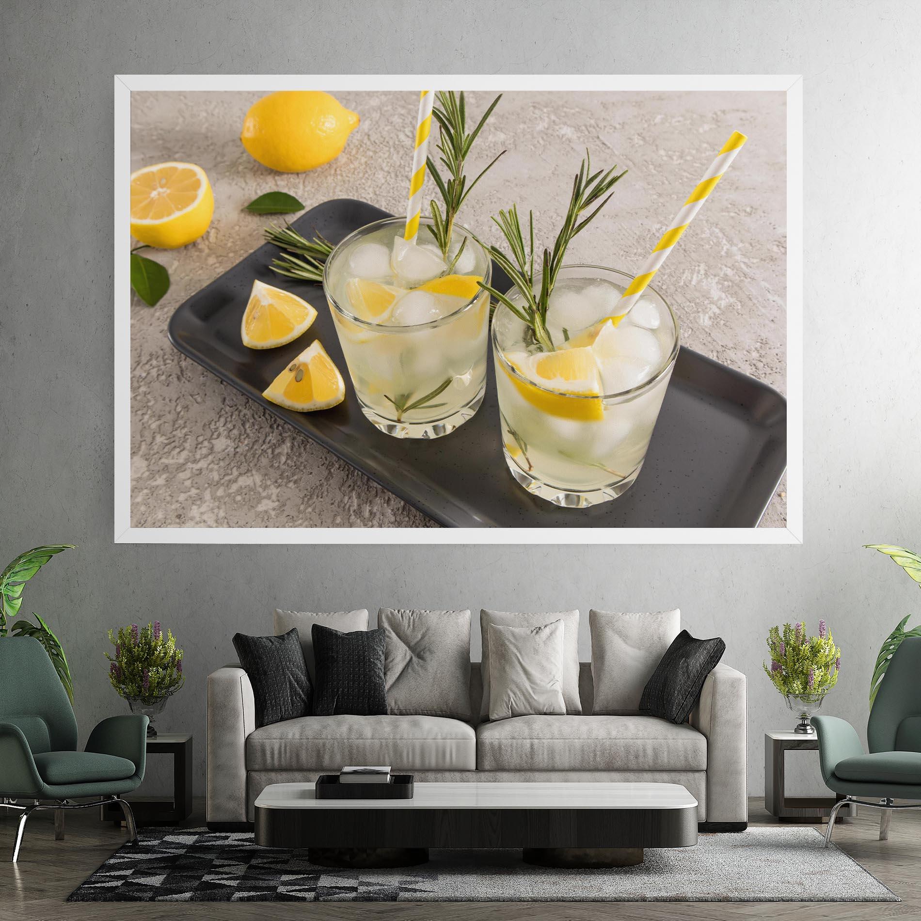 Tablou Canvas Fruit Vitamin Water mockup 7