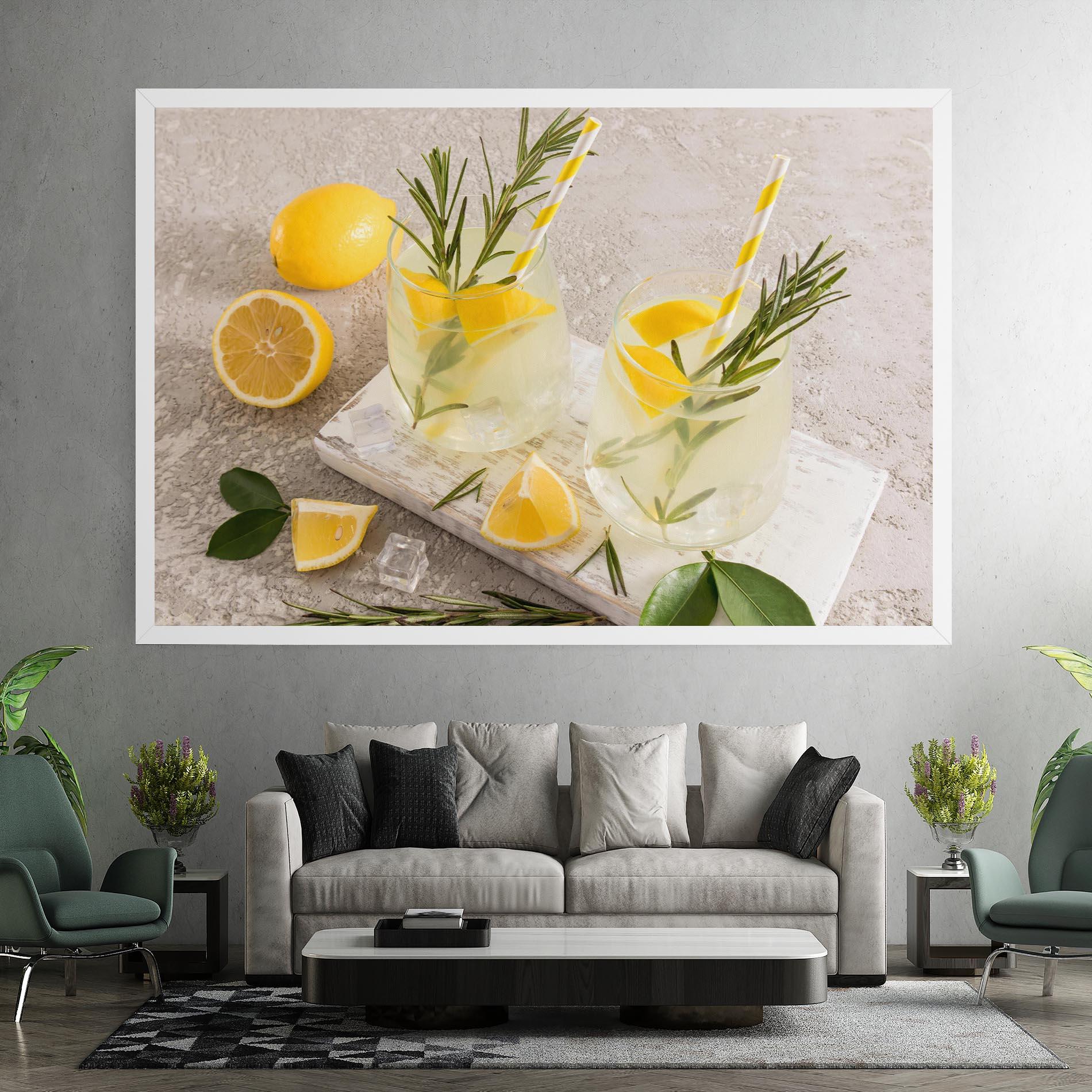Tablou Canvas Homemade Rosemary Drink mockup 7