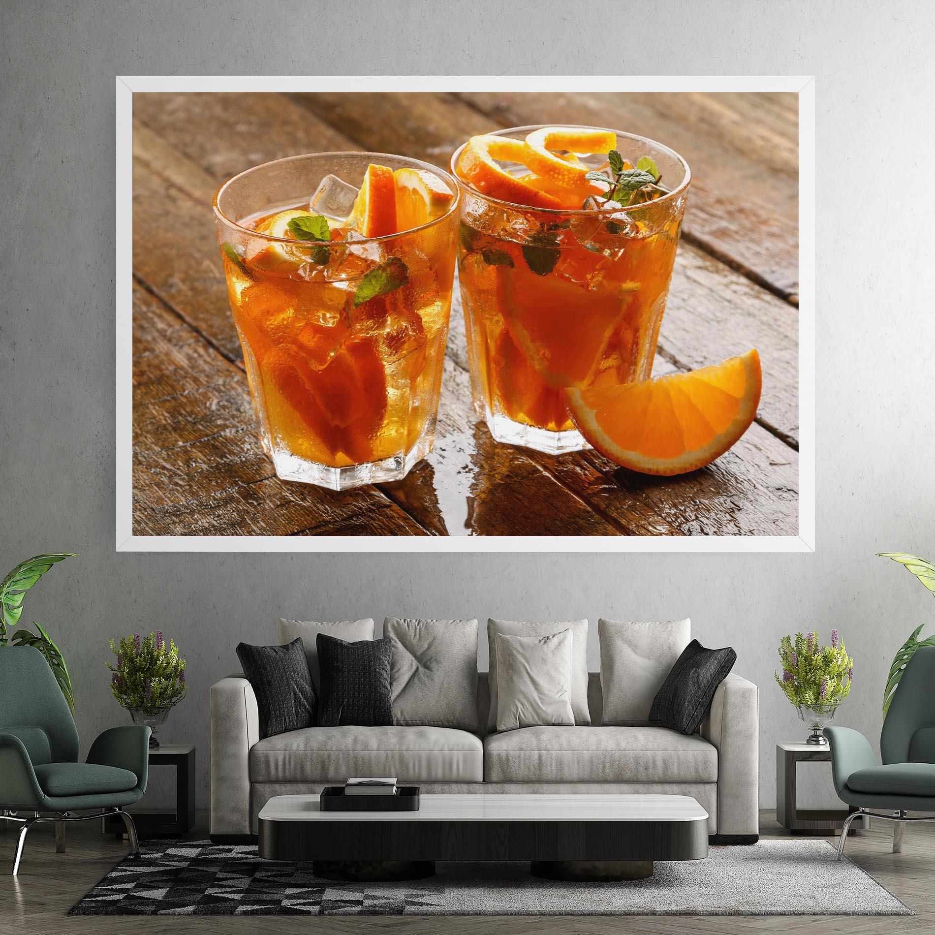 Tablou Canvas Orange Lemonade mockup 7